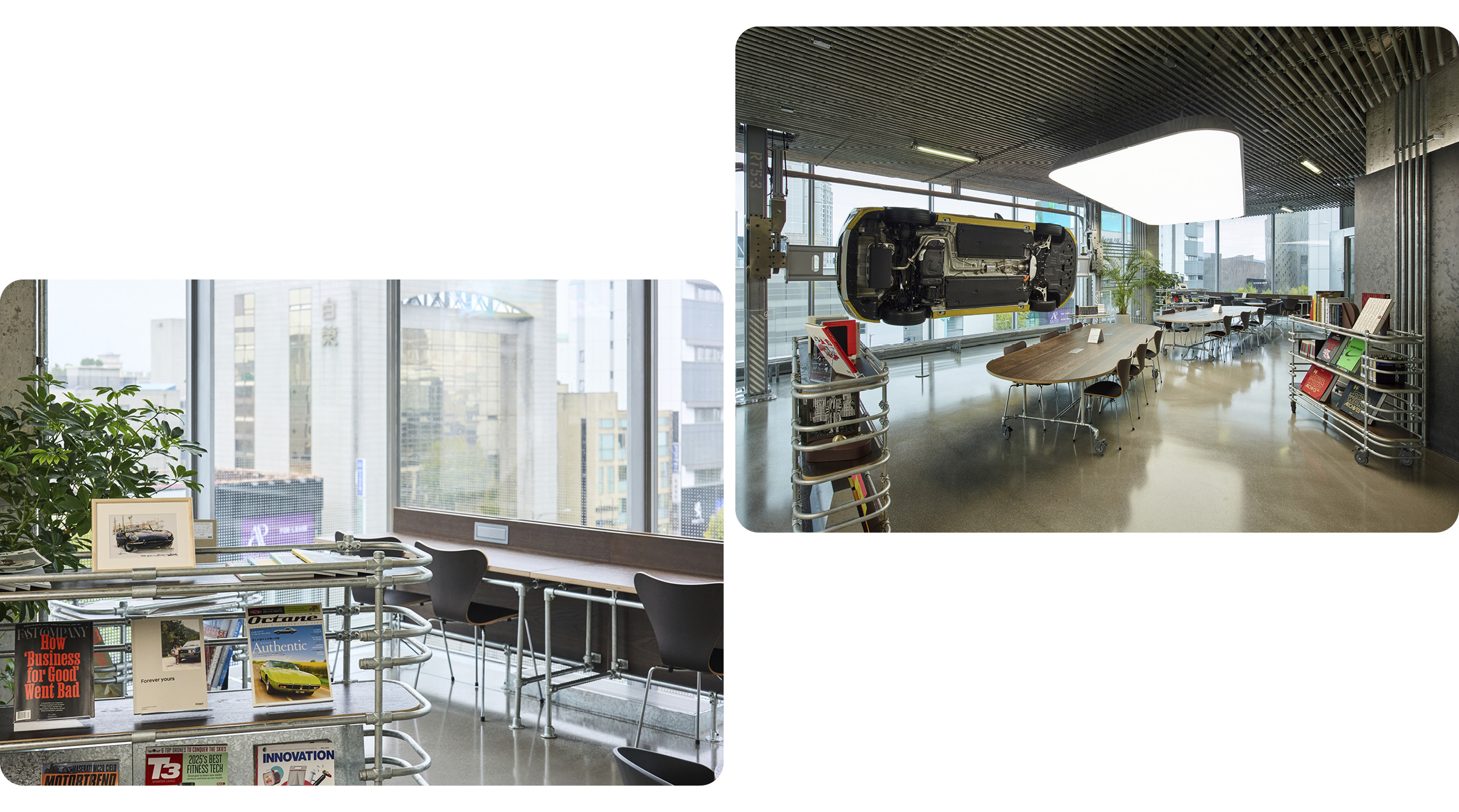 HMS 클럽 라운지 전경