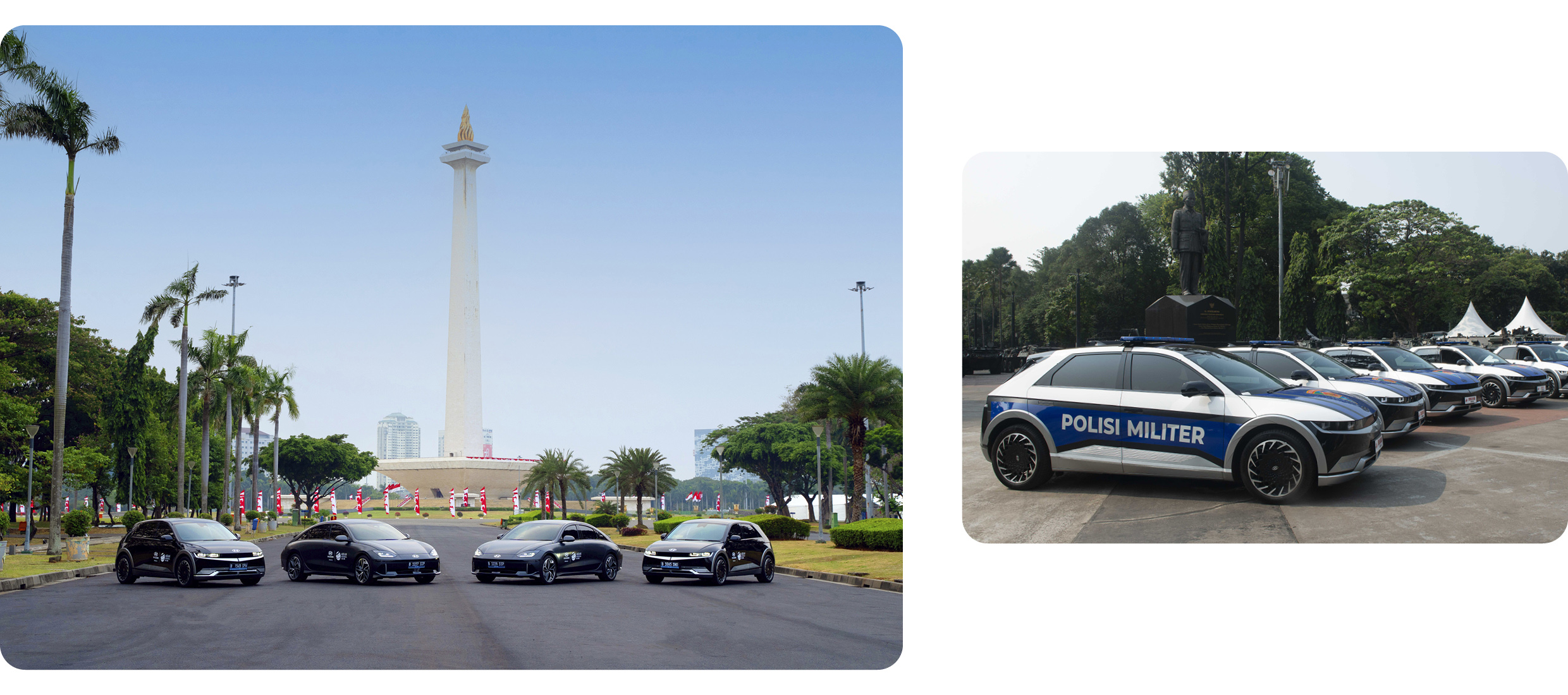 Hyundai Motor Group's various protocol tanks dispatched to the 43rd ASEAN Summit