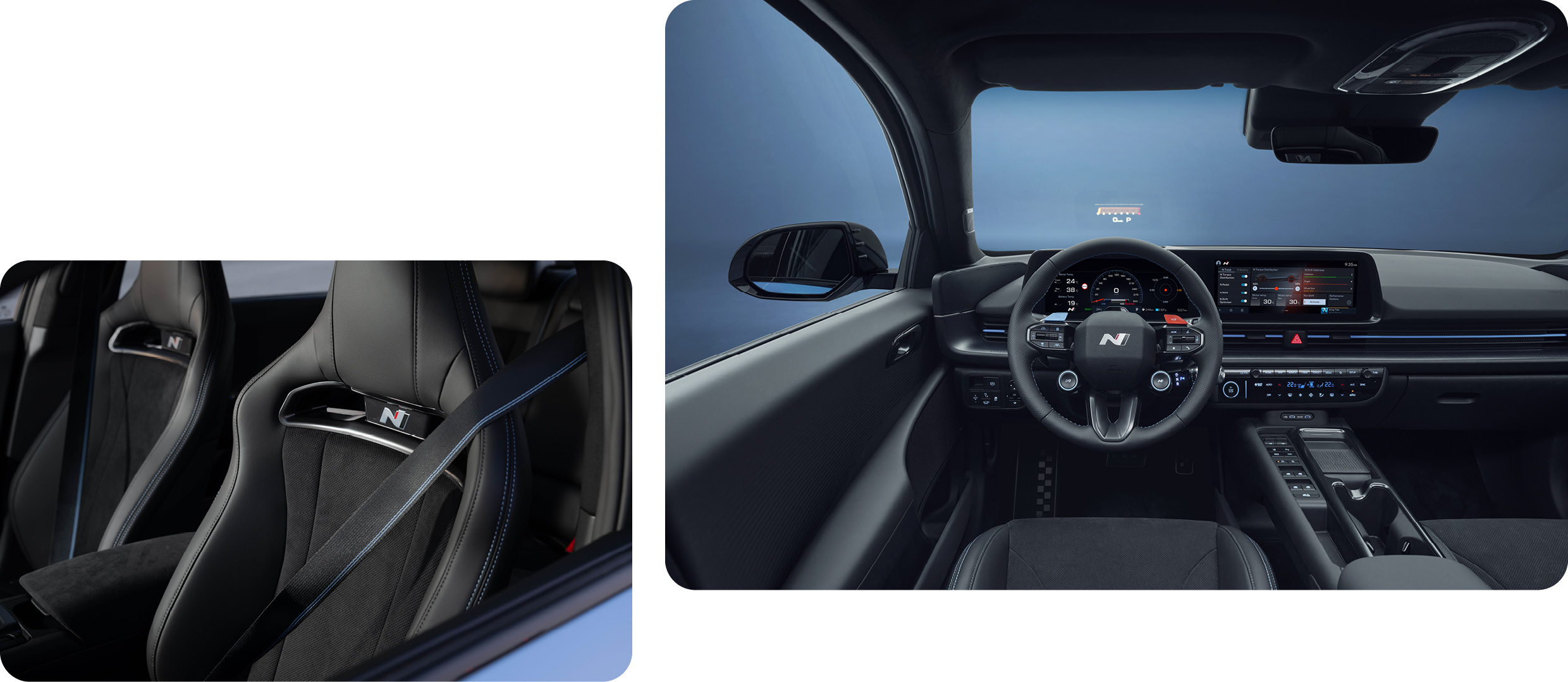 아이오닉 6 N 콕핏과 시트