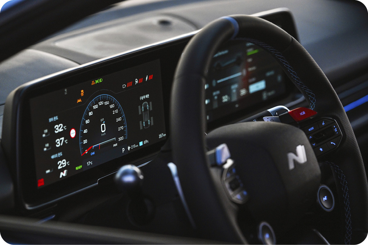 아이오닉 6 N 디지털 클러스터