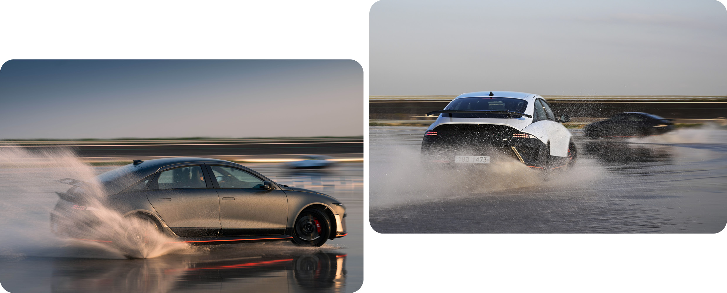 아이오닉 6 N 주행 모습