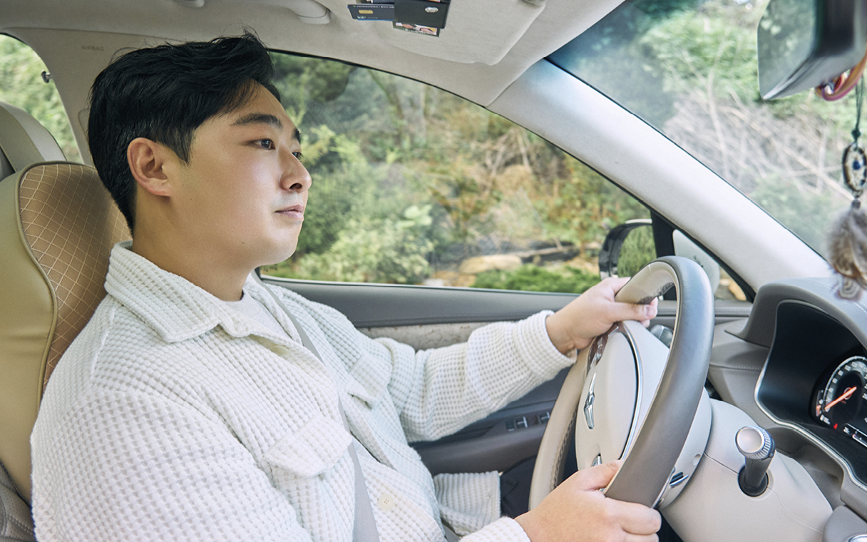 김주현 씨가 차량을 운전하는 모습
