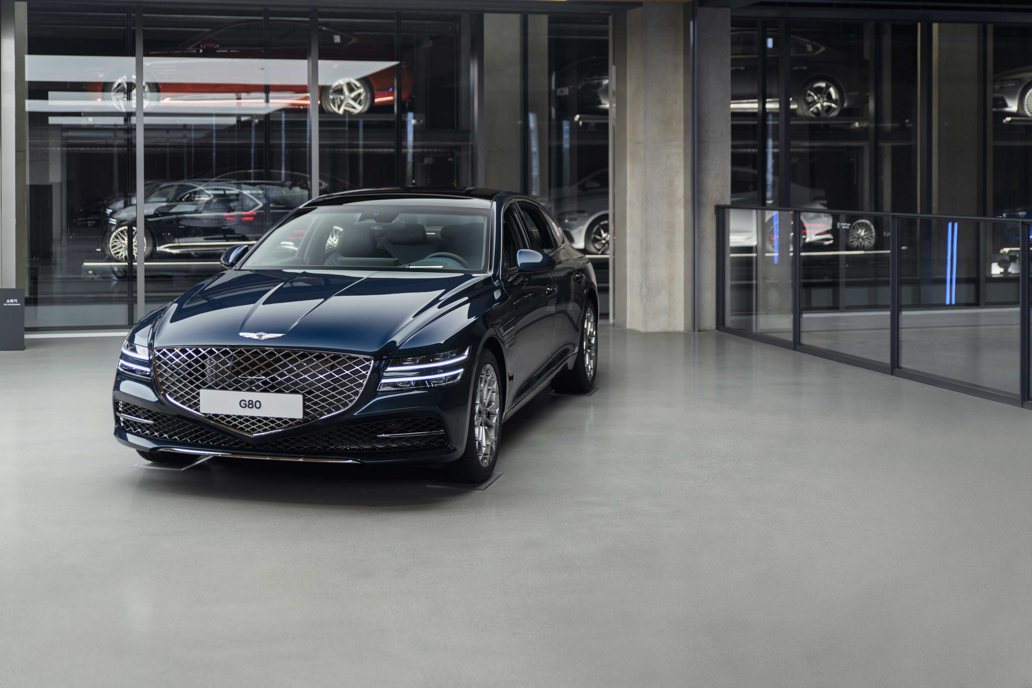 제네시스 G80 정측면