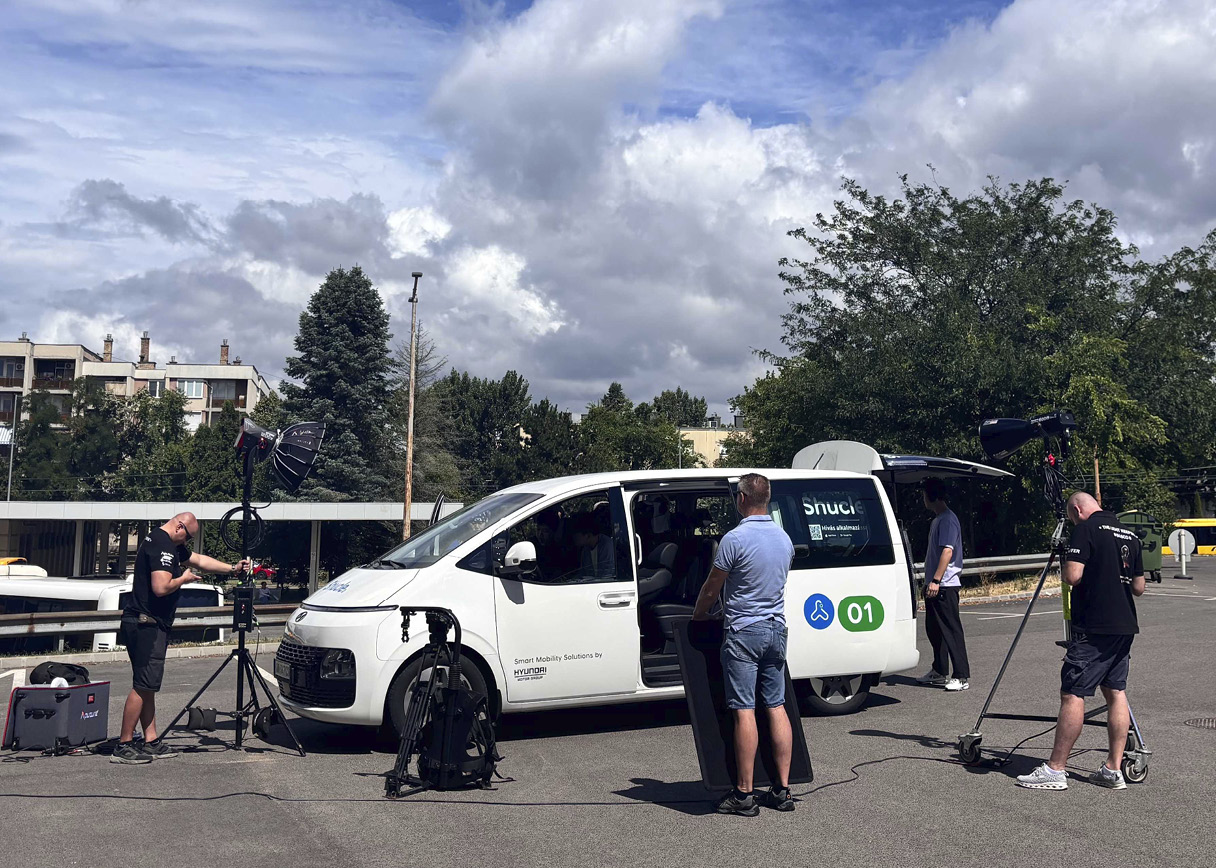 헝카리 셔클 영상 촬영 모습