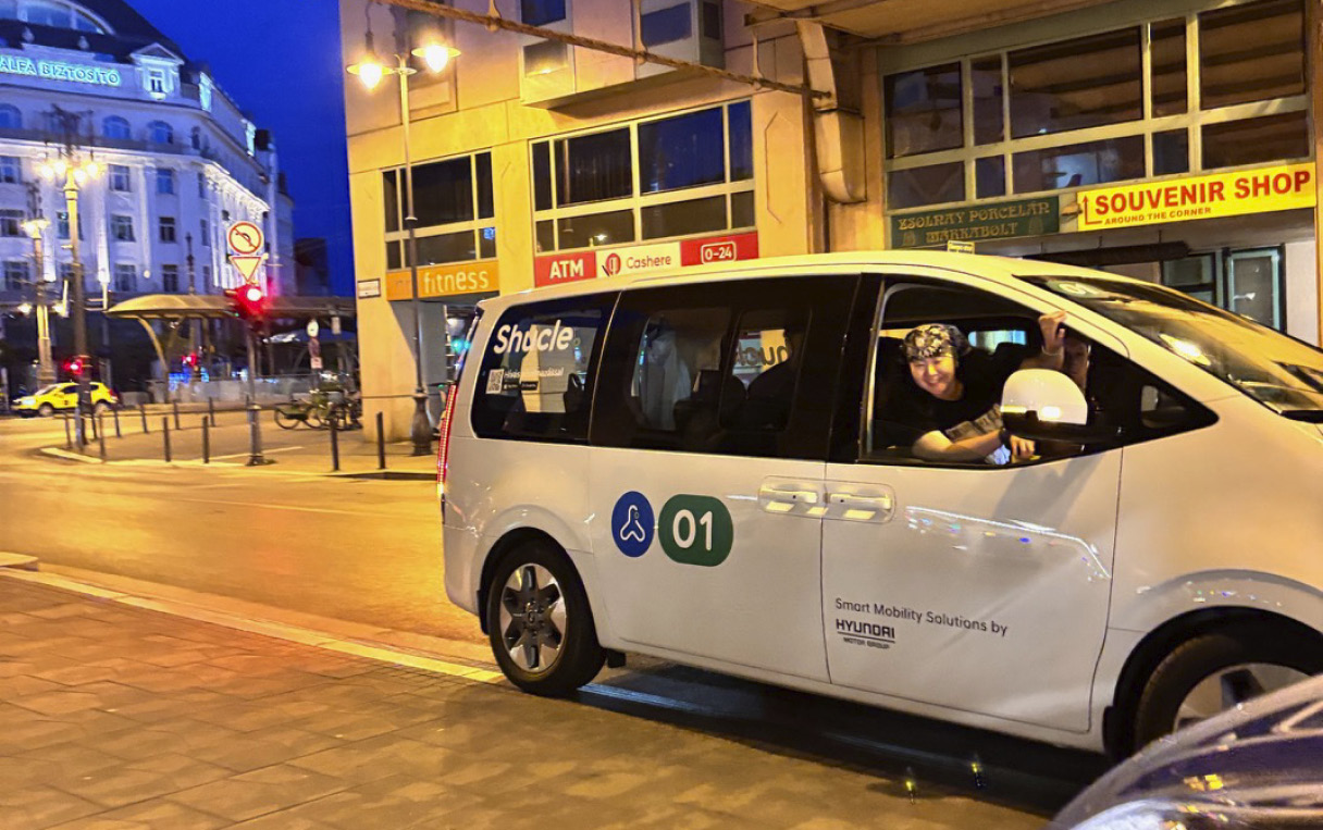 처음 호출된 셔클 차량