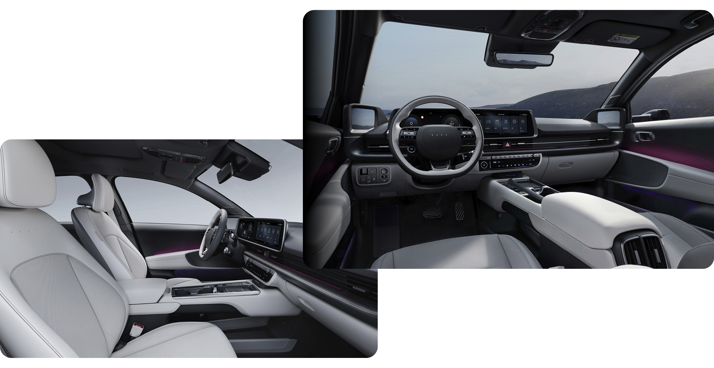 아이오닉 6 실내 공간