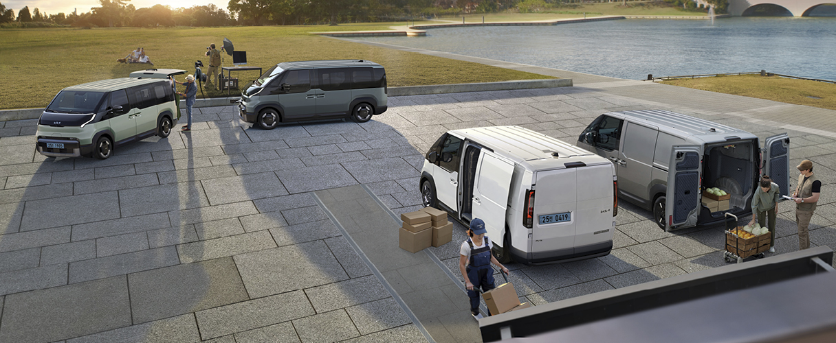 기아 PBV PV5를 이용하는 사람들의 모습