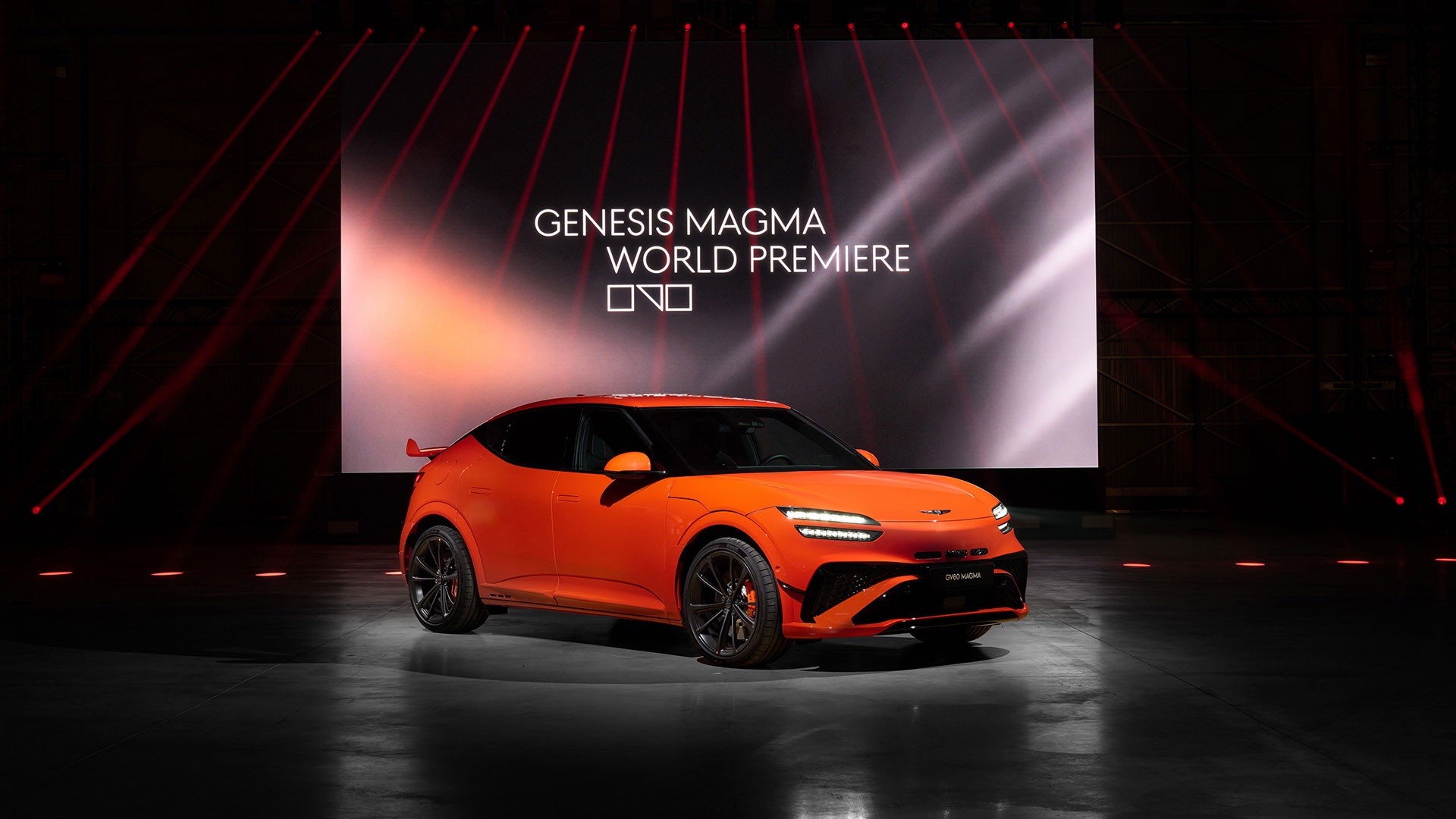 <마그마 월드 프리미어> 행사에서 공개된 제네시스 'GV60 마그마'