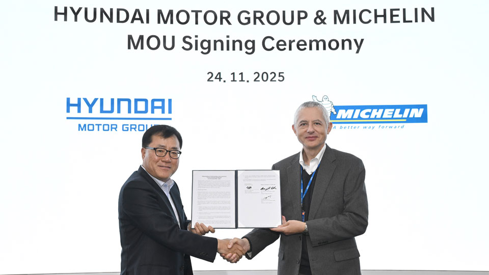 현대자동차·기아-미쉐린, 타이어 기술 공동 개발로 주행 퍼포먼스 높인다-main