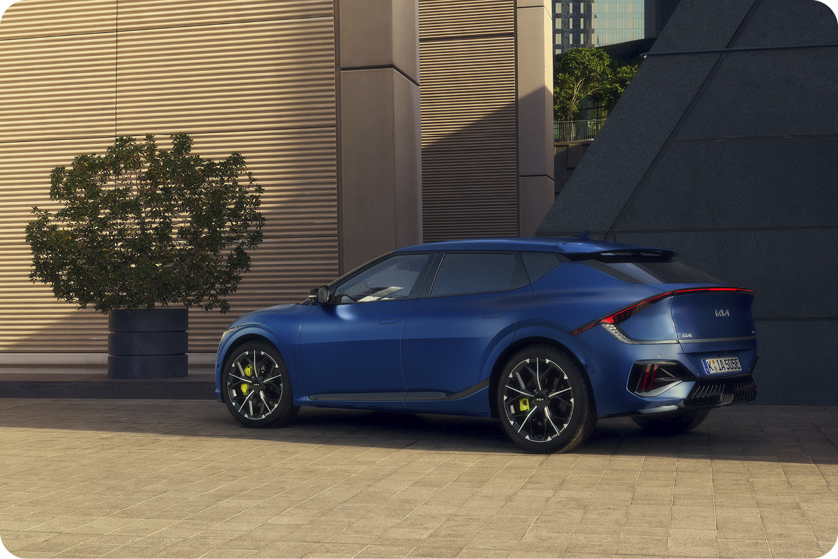 도심 속의 EV6 GT