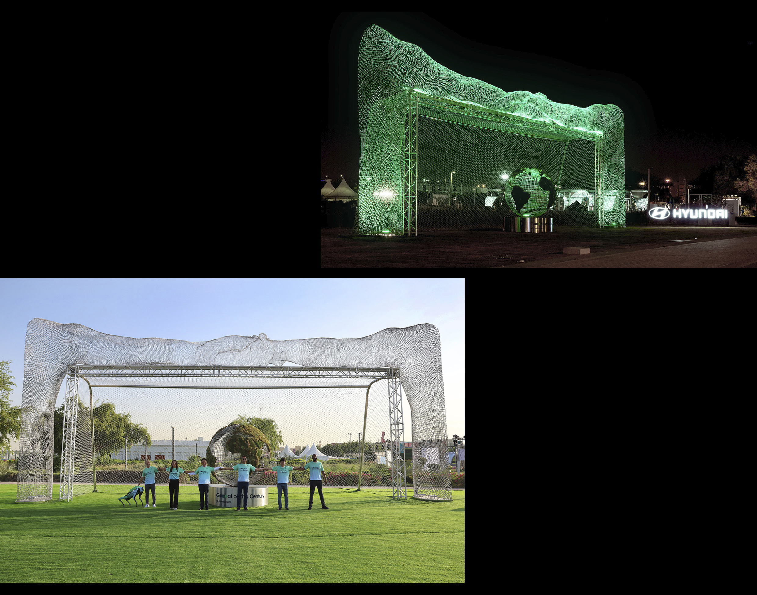 The Greatest Goal 조형물