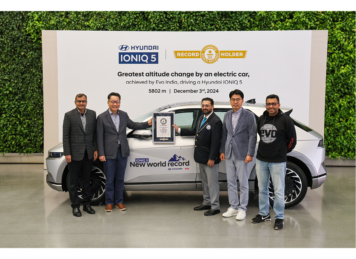 Ioniq 5's Guinness World Record Certification Look