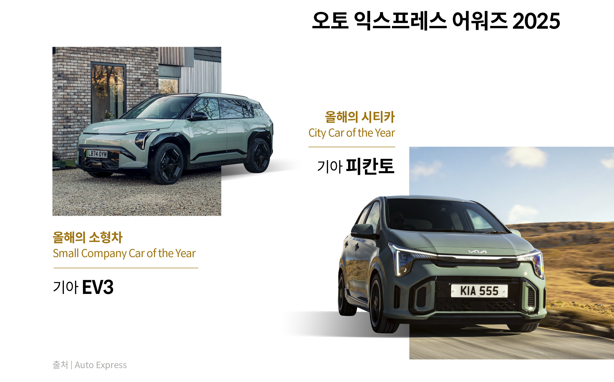오토 익스프레스 어워즈를 수상한 기아 EV3, 피칸토