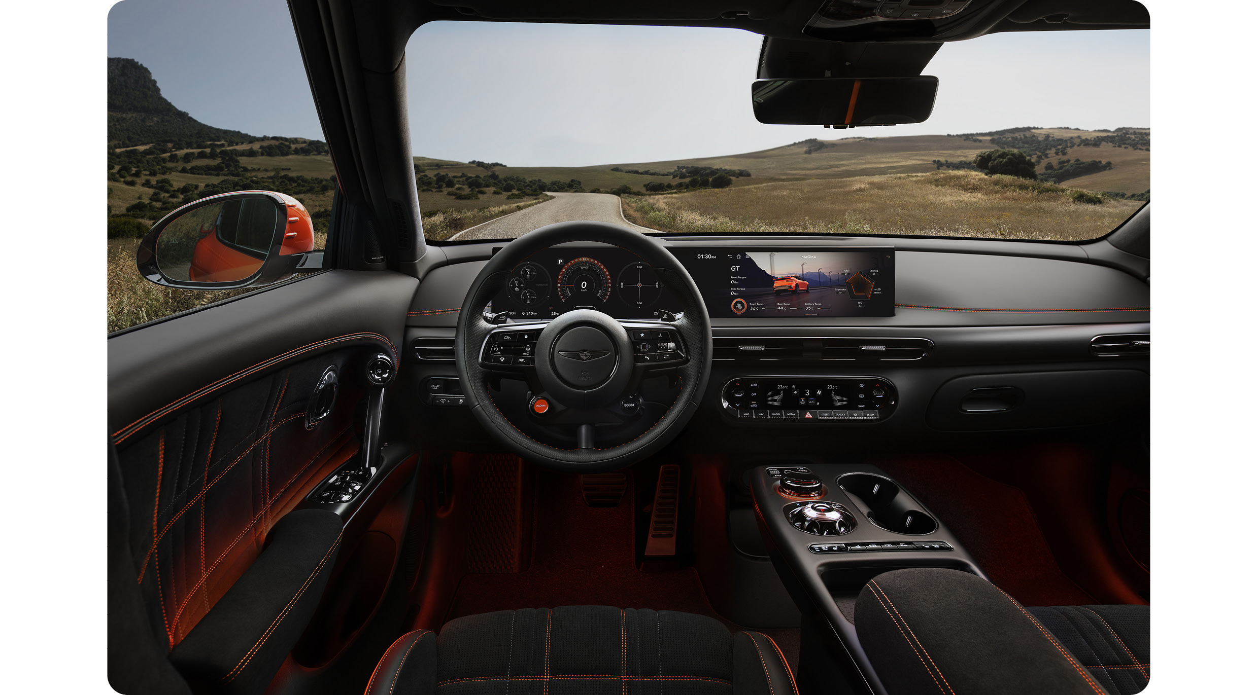 Genesis GV60 Magma's Interior View