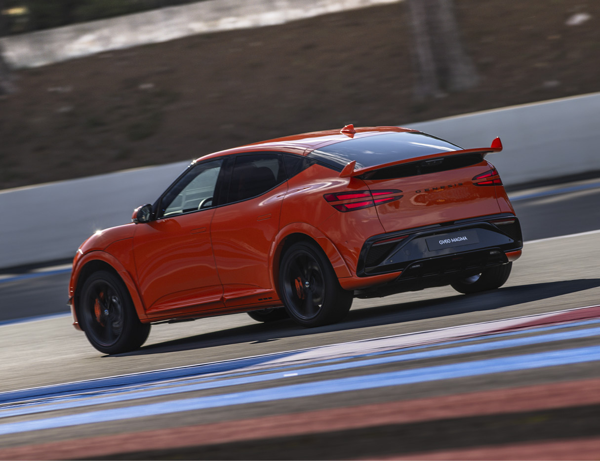 What Genesis GV60 Magma Looks Like