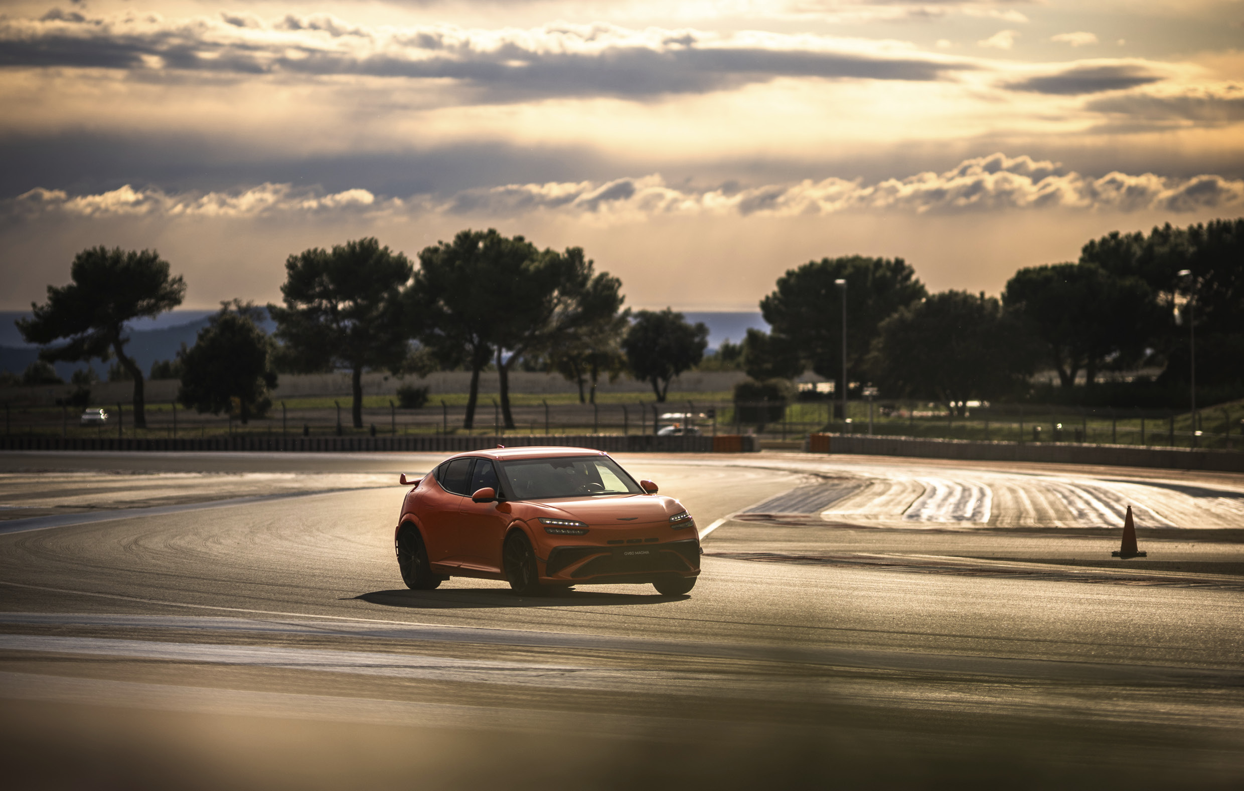 What Genesis GV60 Magma Looks Like