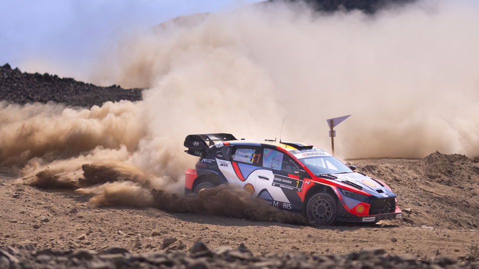 현대자동차 월드랠리팀, 2025 WRC 14라운드 사우디 아라비아 랠리 우승-main