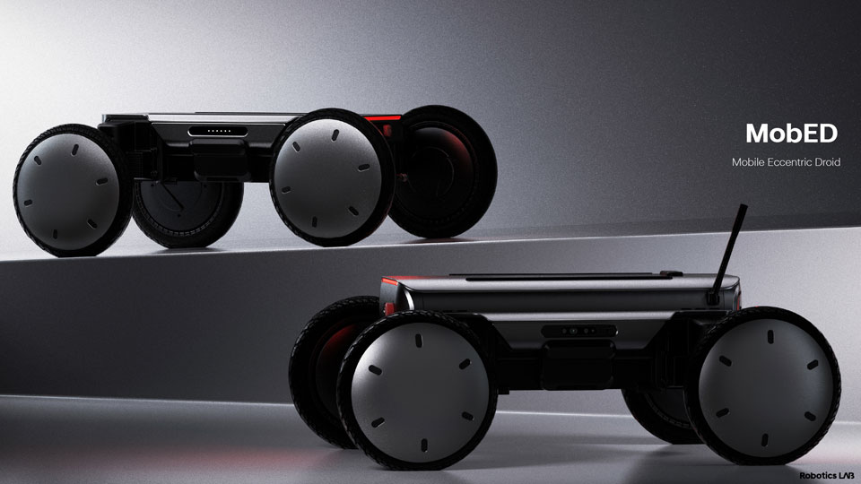 현대자동차·기아, 차세대 모빌리티 로봇 플랫폼 ‘모베드(MobED)’ 양산형 모델 첫 공개-main