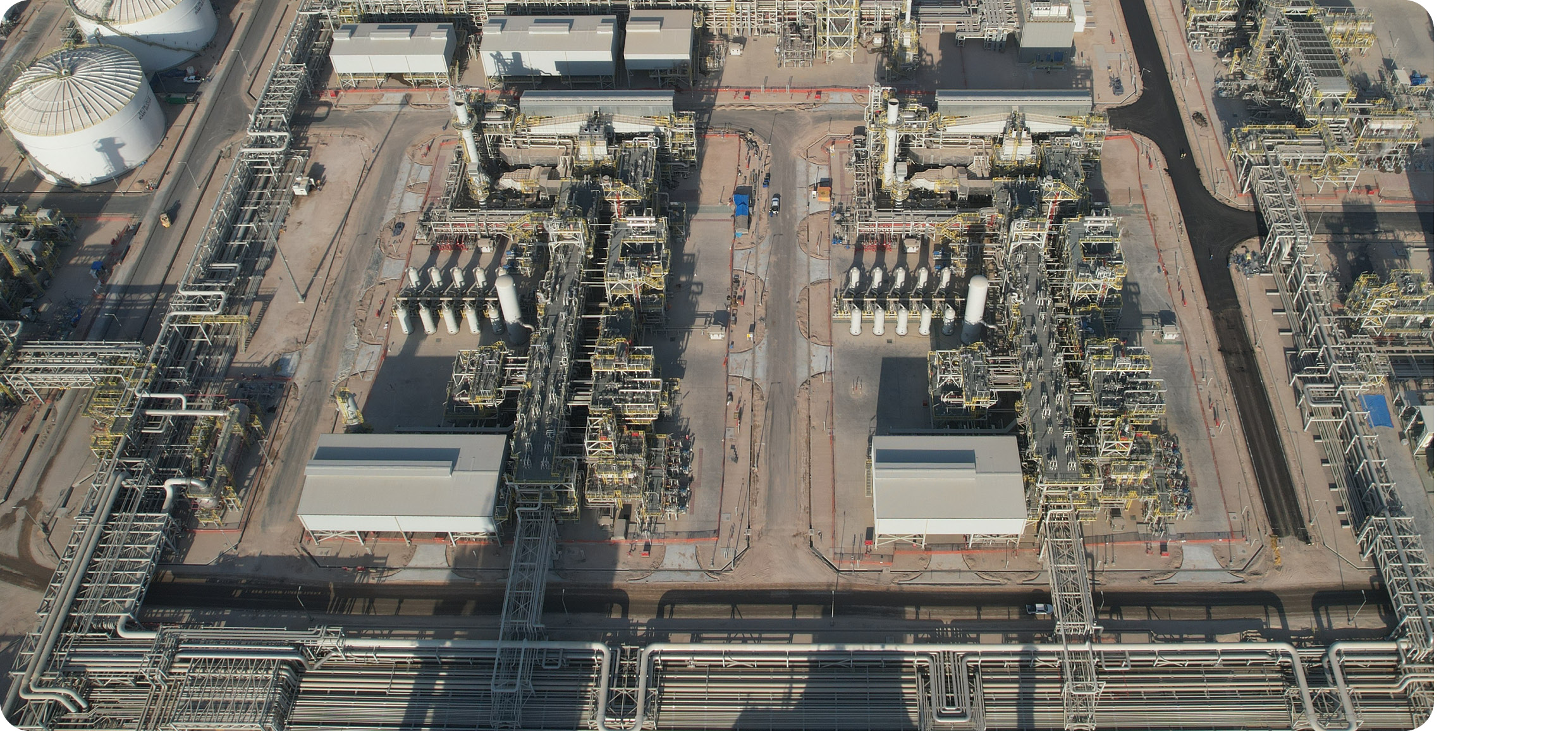 Hydrogen Production Unit at the Basra Refinery Upgrading Project Site