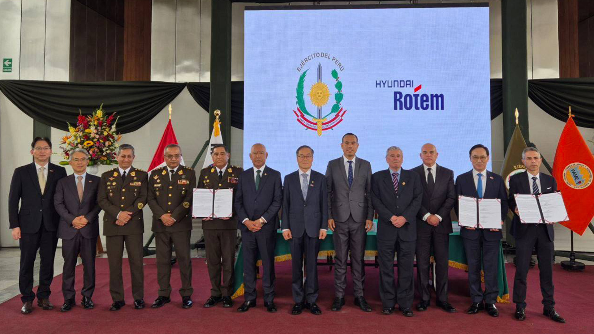 현대로템, 페루와 전차 및 차륜형장갑차 공급 총괄합의 체결