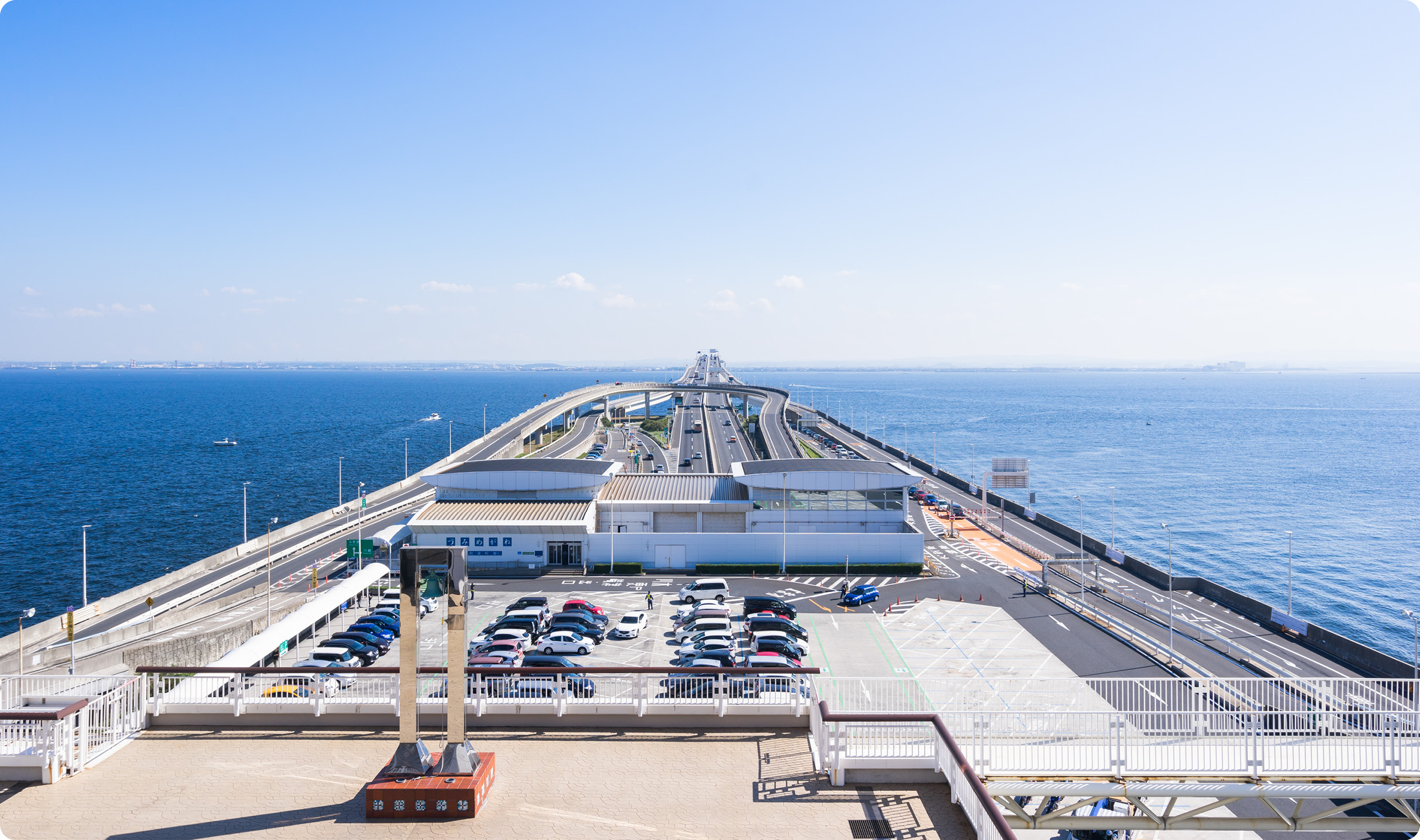 View of Umihotaru PA, Japan