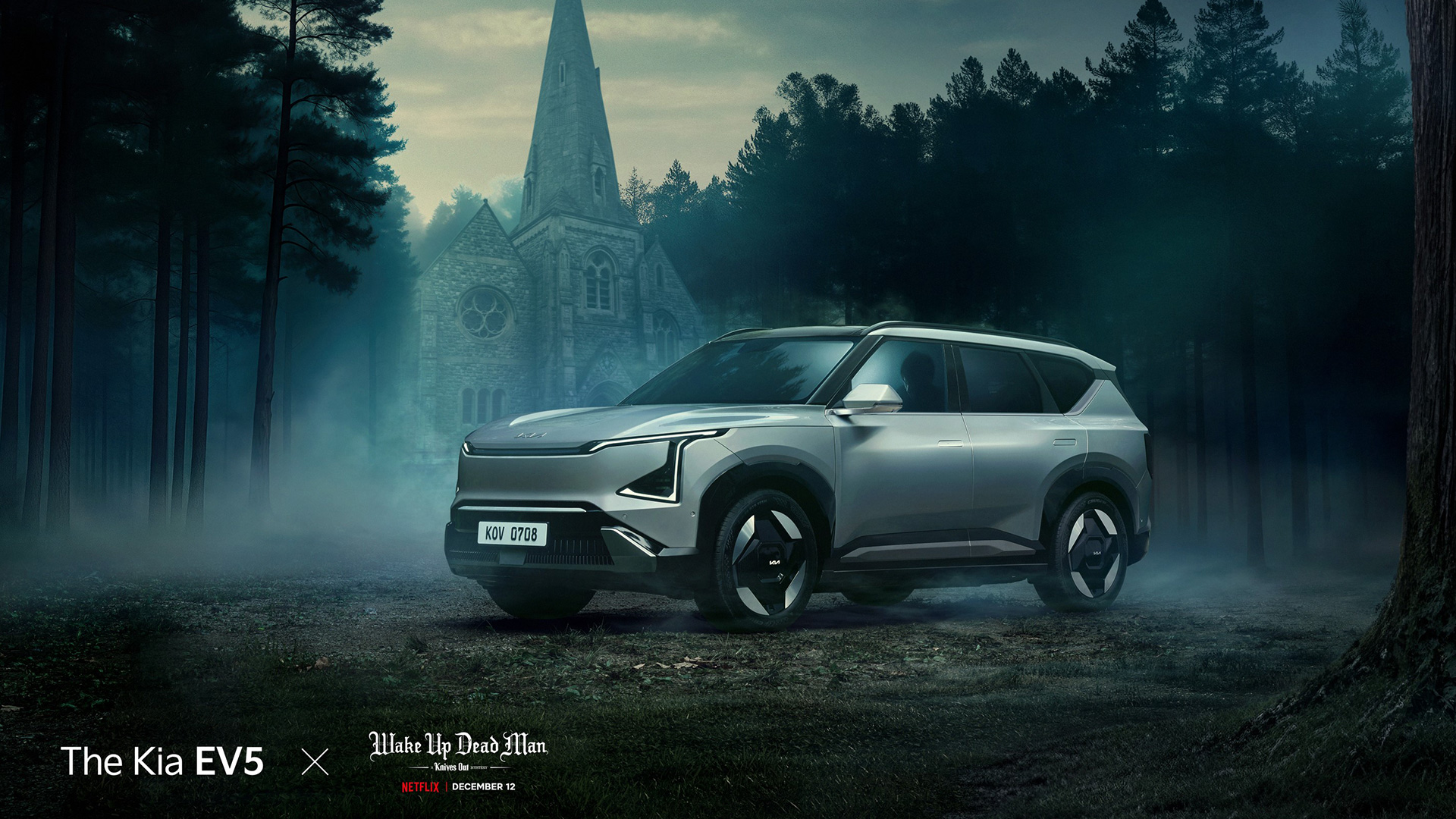 Kia Launches Netflix Film Collaboration: ‘The Kia EV5 x Wake Up Dead Man: A Knives Out Mystery’