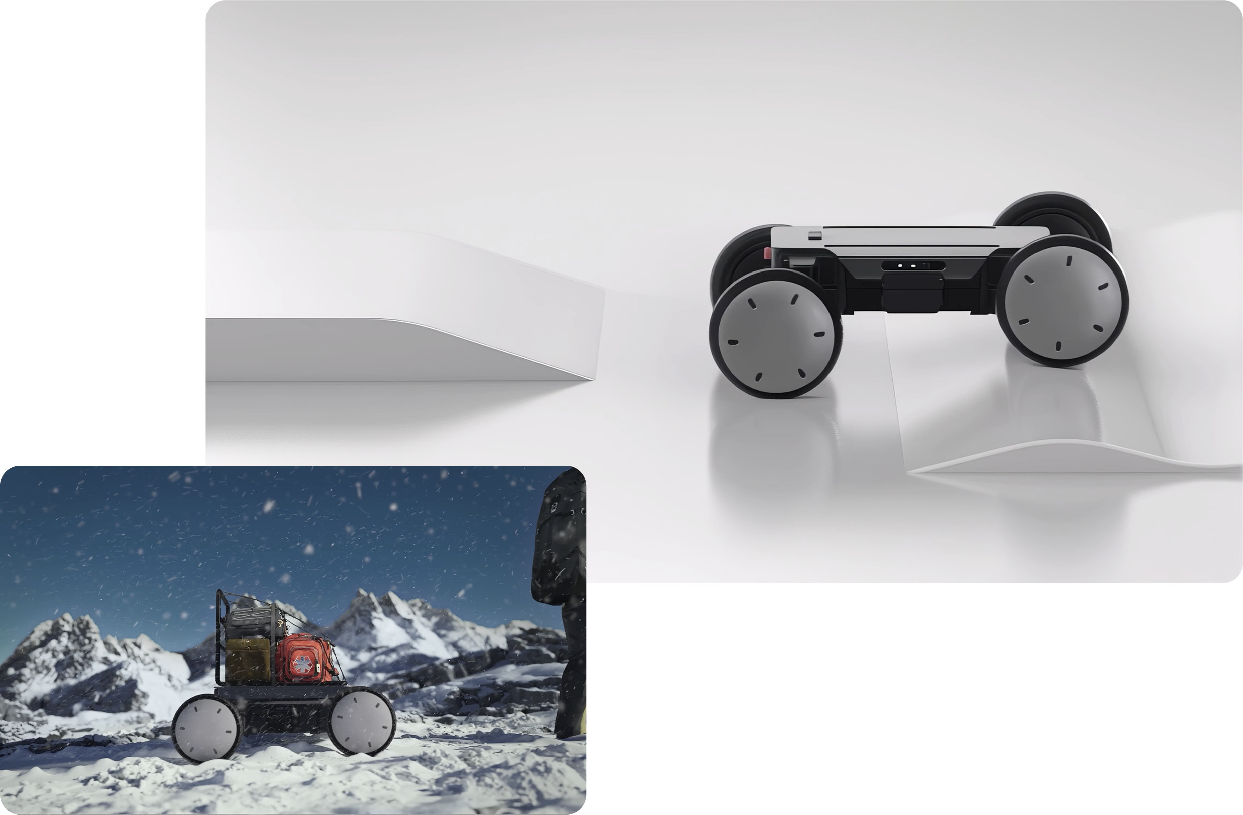 모베드의 사용 예시를 보여주는 장면