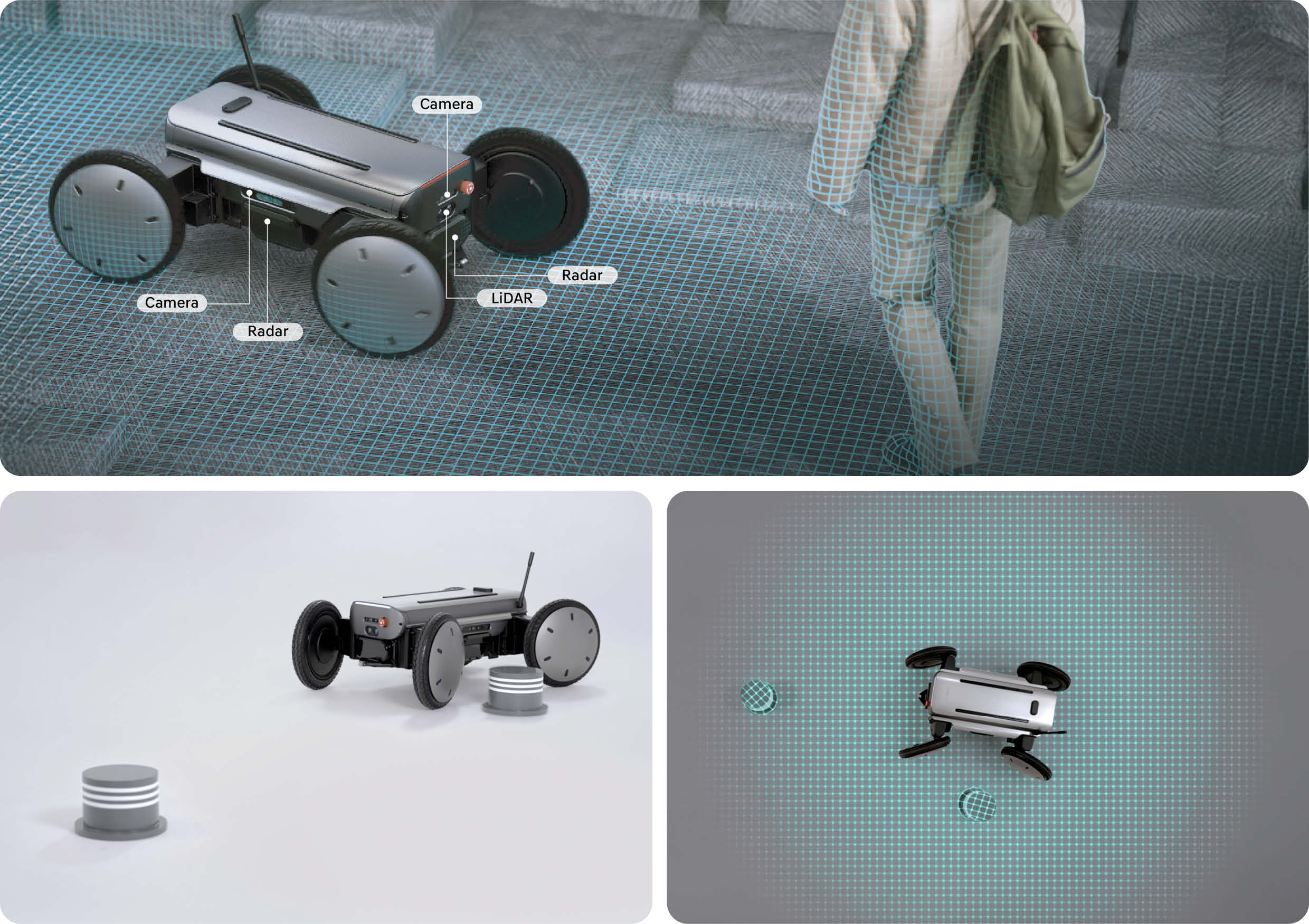 Example of self-driving operation of the MobED Pro