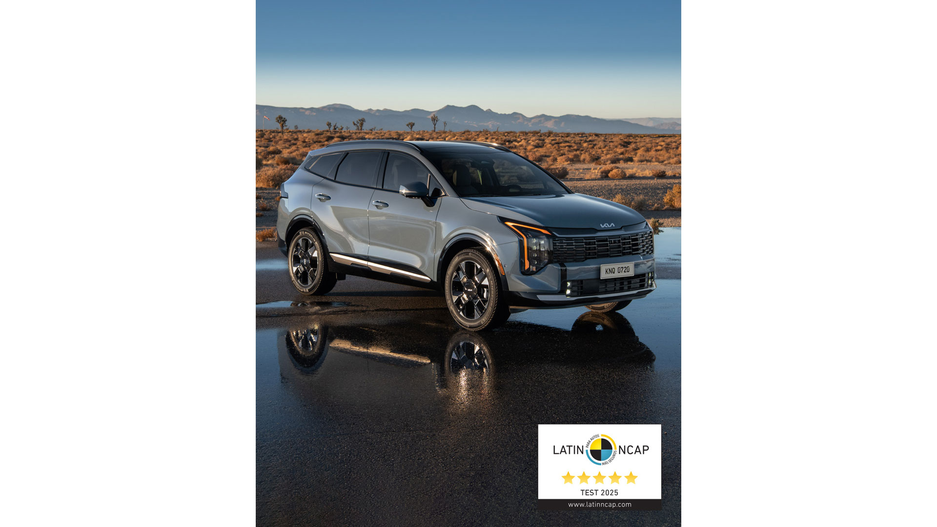 New Kia Sportage Secures Top Safety Honors with 5-Star Latin NCAP Rating