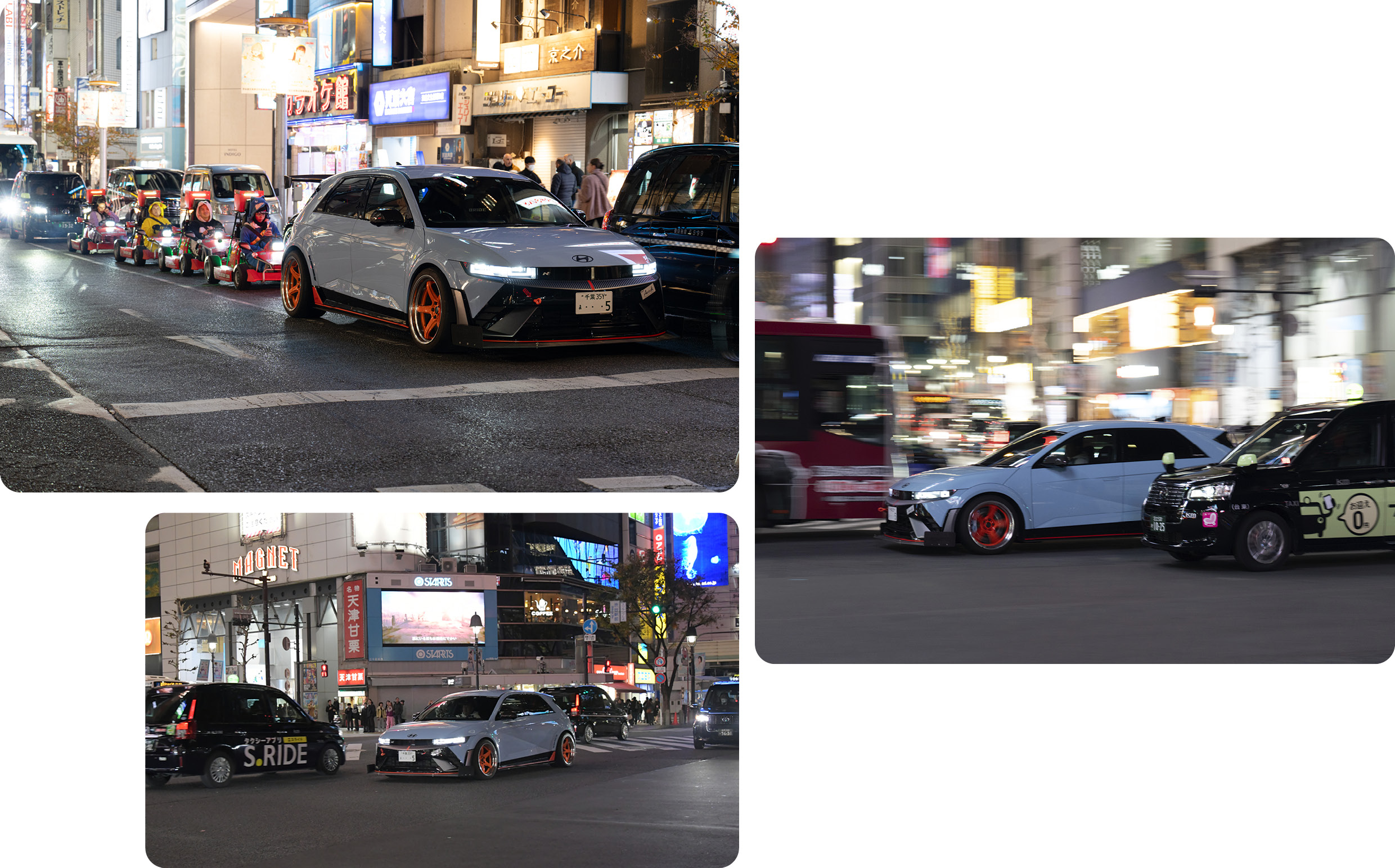 Ioniq 5 N driving on Japanese roads