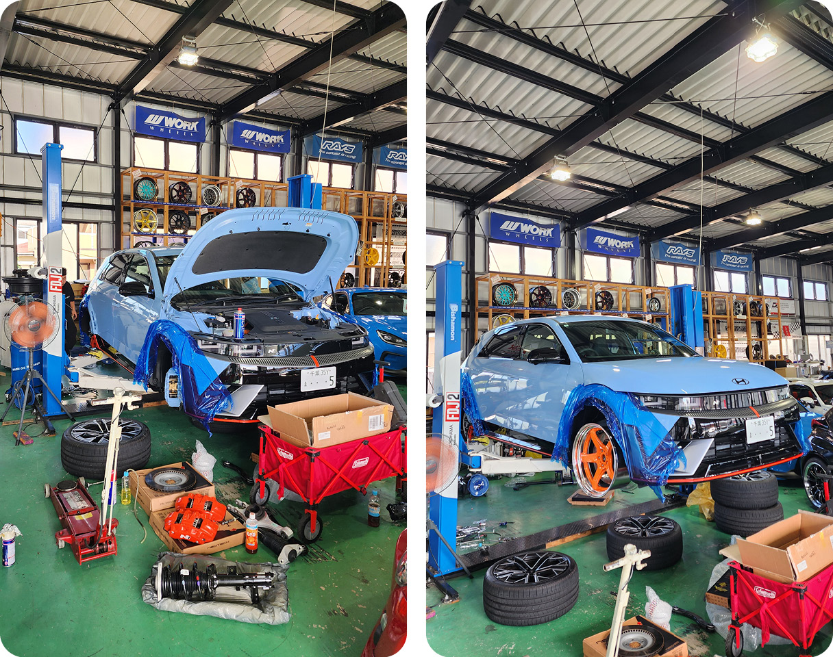 튜닝 중인 아이오닉 5 N