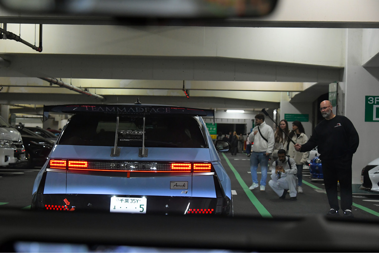 Ioniq 5N in the spotlight at Umihotaru PA