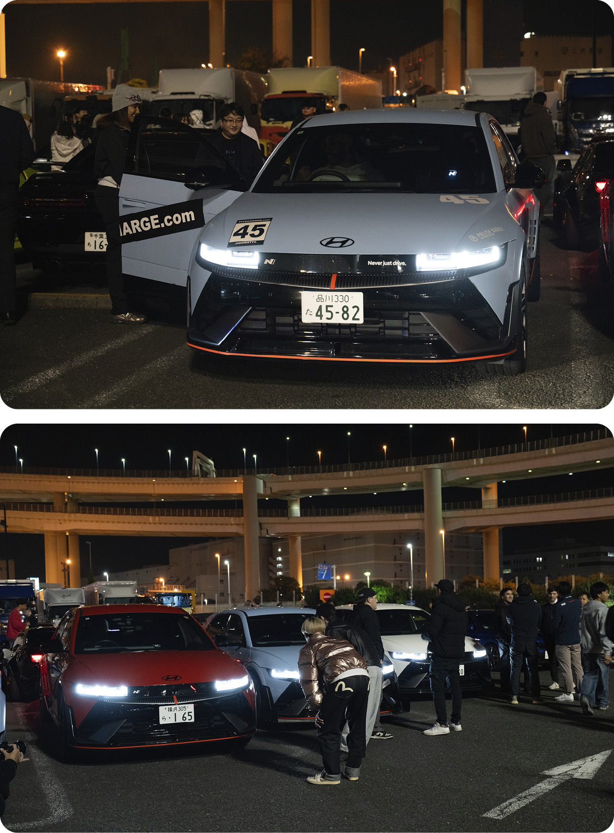 Ioniq 5 N in the spotlight at Daikoku PA