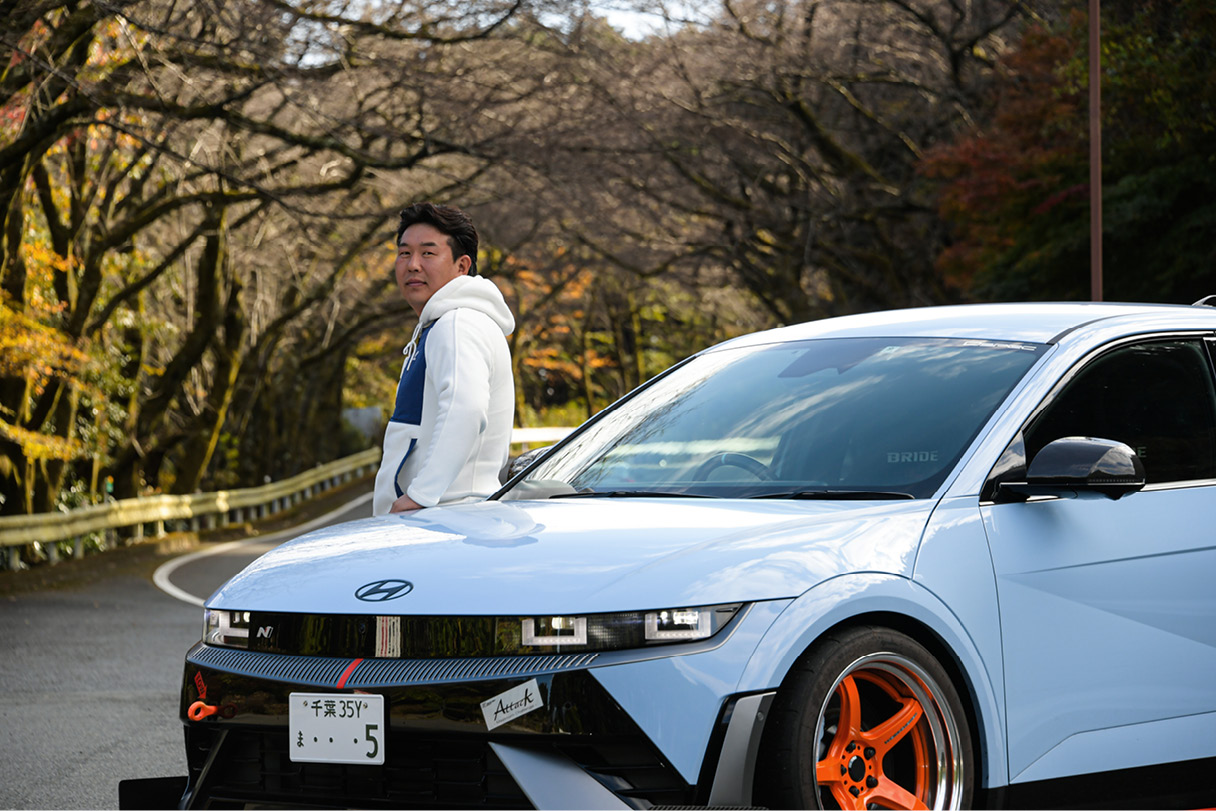 Mr. Cho Sun-gu with his IONIQ 5 N