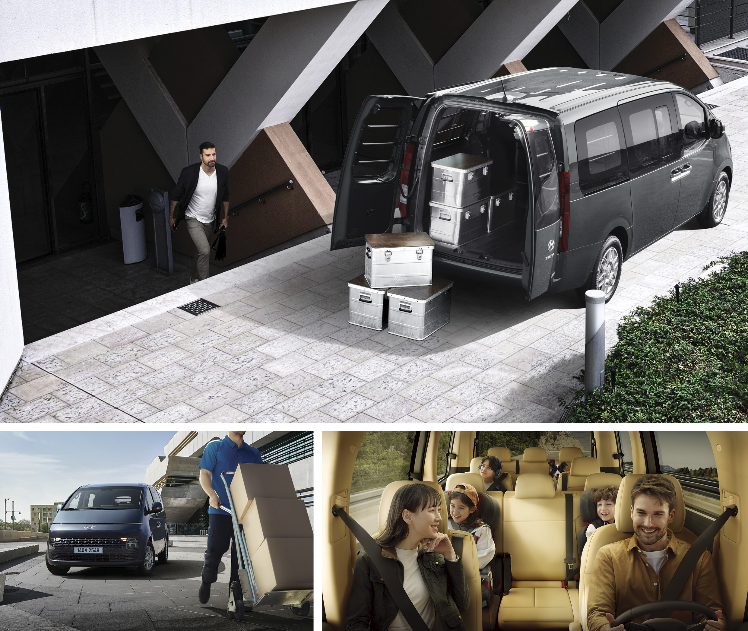 현대차 더 뉴 스타리아의 다양한 활용 모습