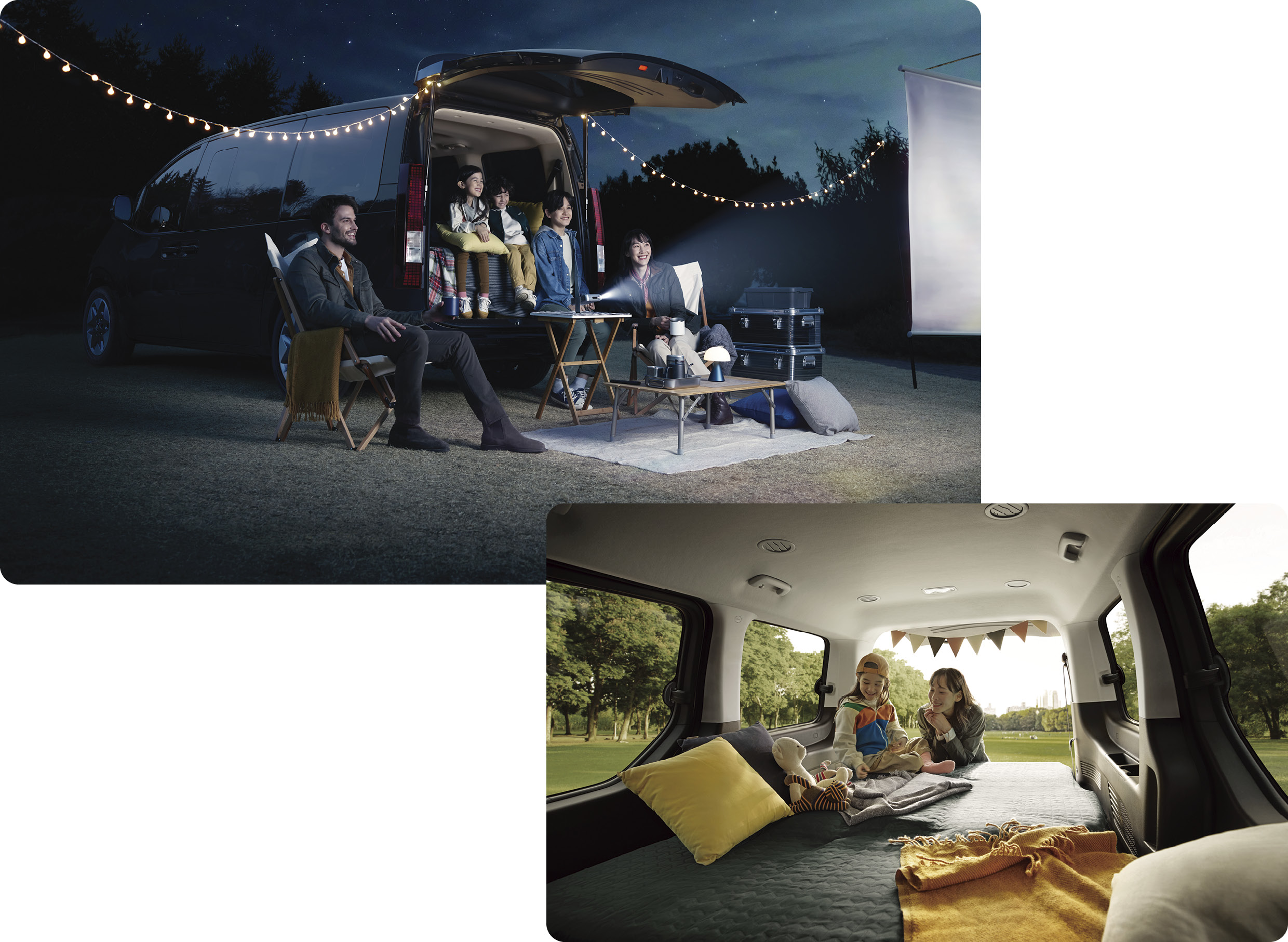 현대차 더 뉴 스타리아의 다양한 활용 모습