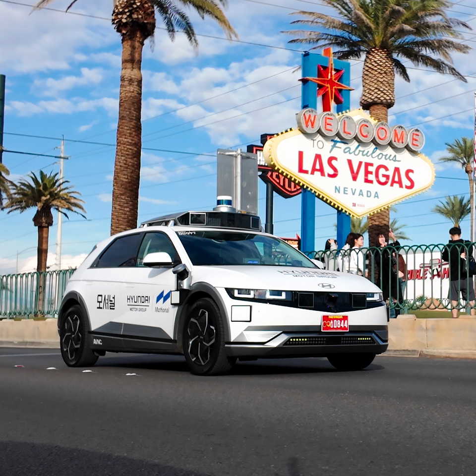모셔널 자율주행 아이오닉 5 로보택시, 라스베이거스를 달리다 | 현대자동차그룹