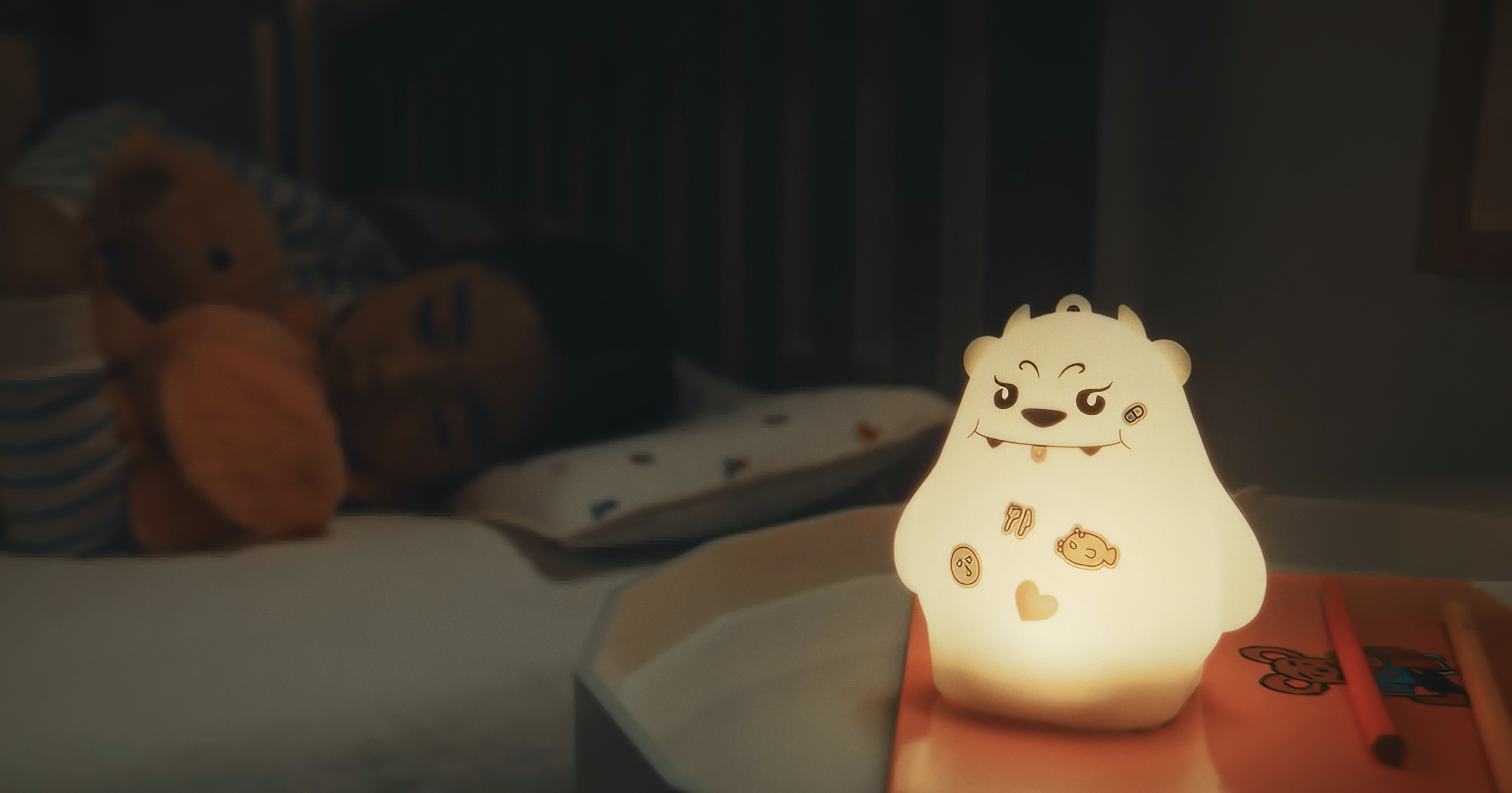 비전 펄스 태그를 무드등으로 사용 중인 모습