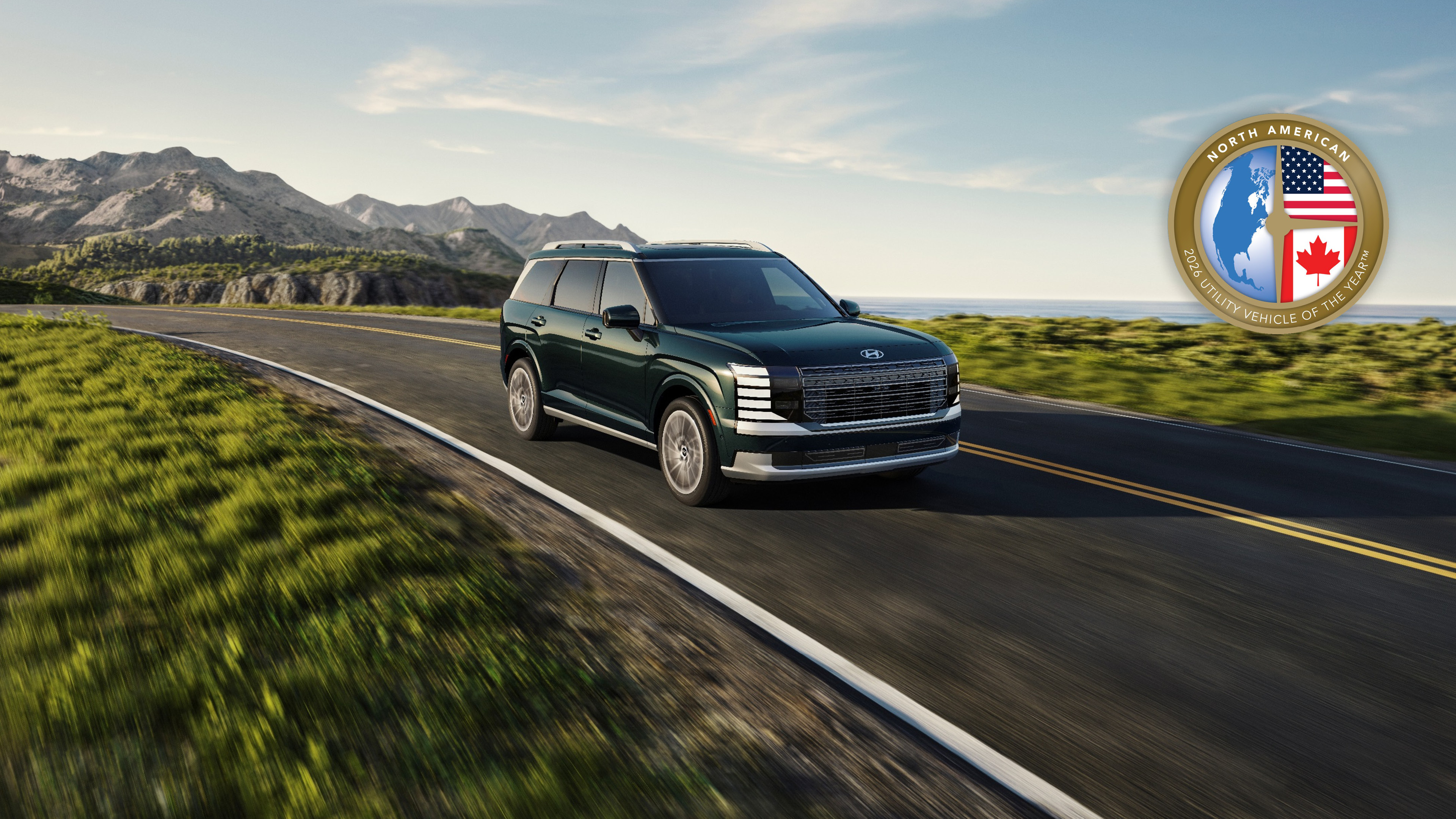 팰리세이드 주행 모습