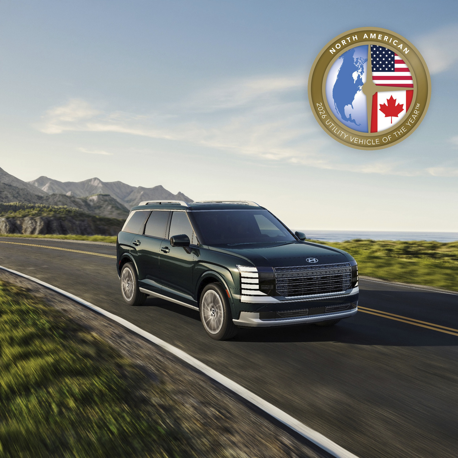 팰리세이드 주행 모습