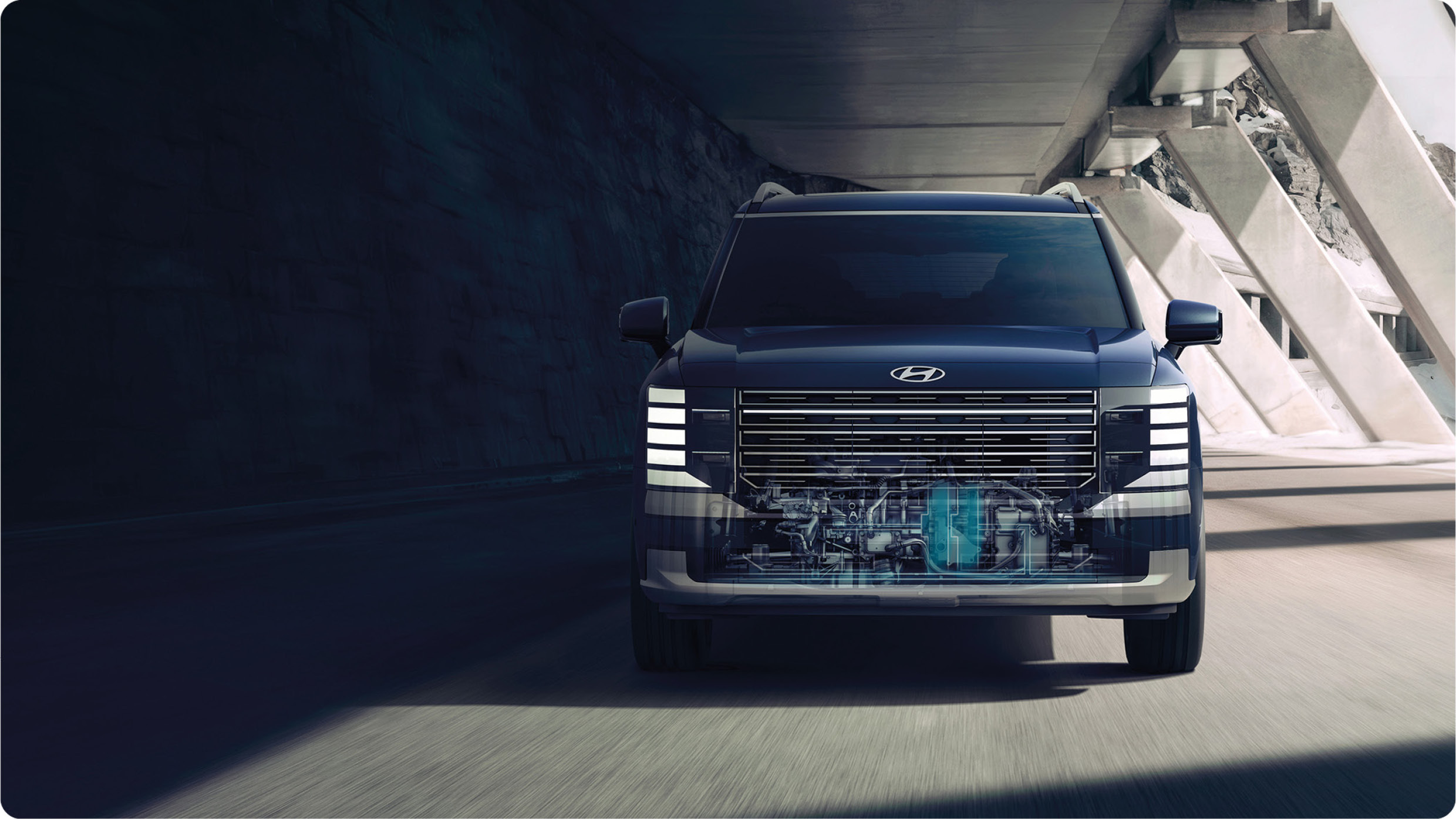 팰리세이드에 탑재된 차세대 하이브리드 시스템