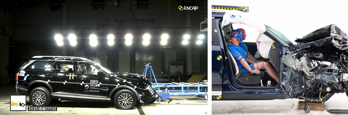 팰리세이드 충돌 안전 시험