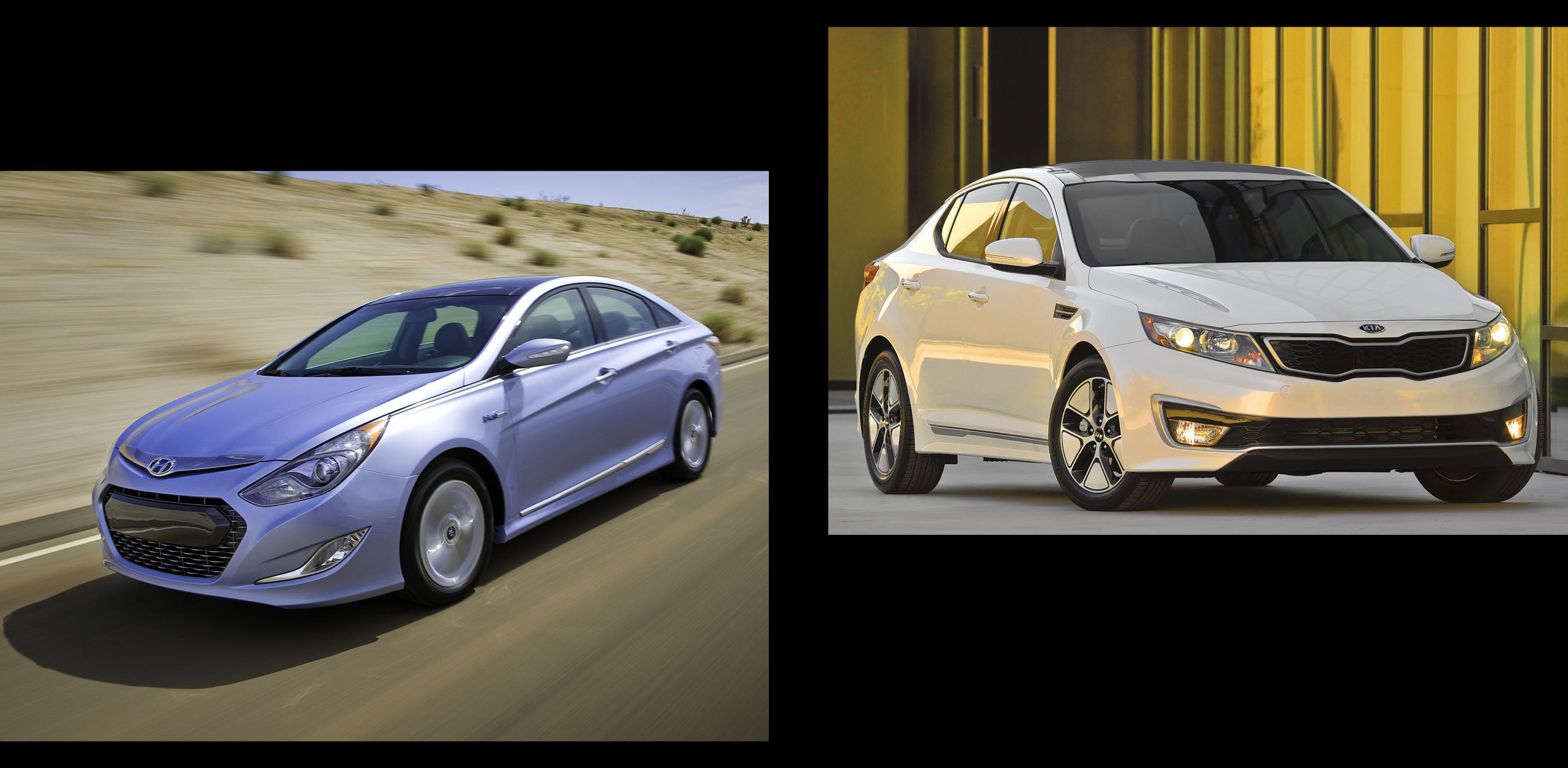 쏘나타 하이브리드와 K5 하이브리드