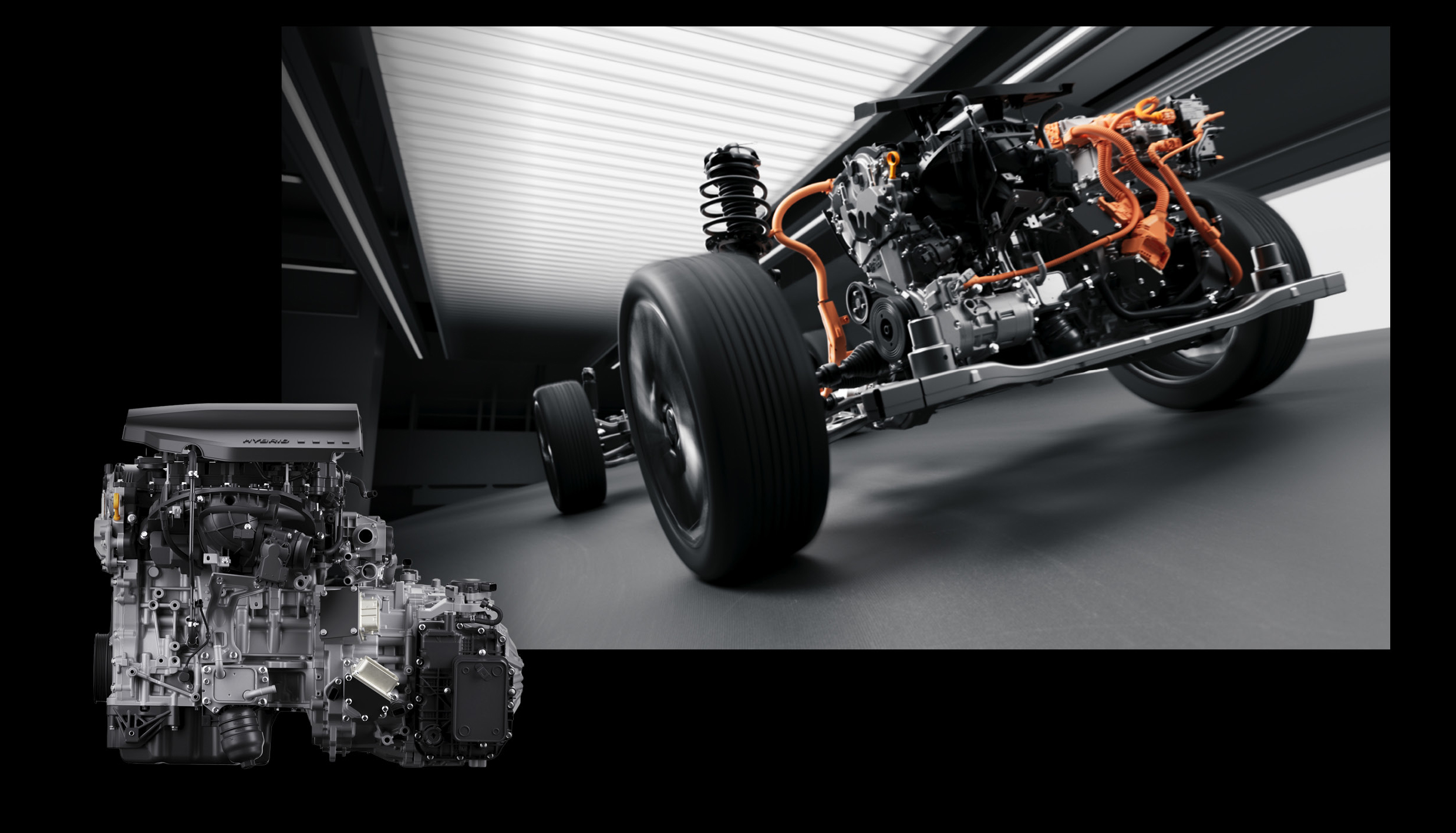 차세대 하이브리드의 특징을 설명하는 사진