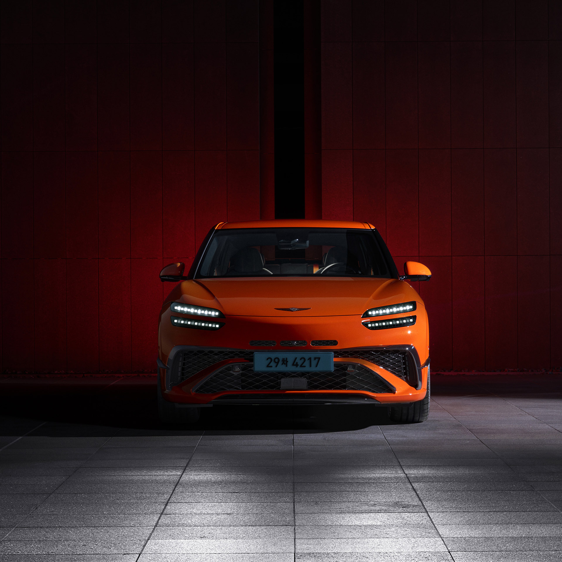 제네시스 GV60 마그마의 모습