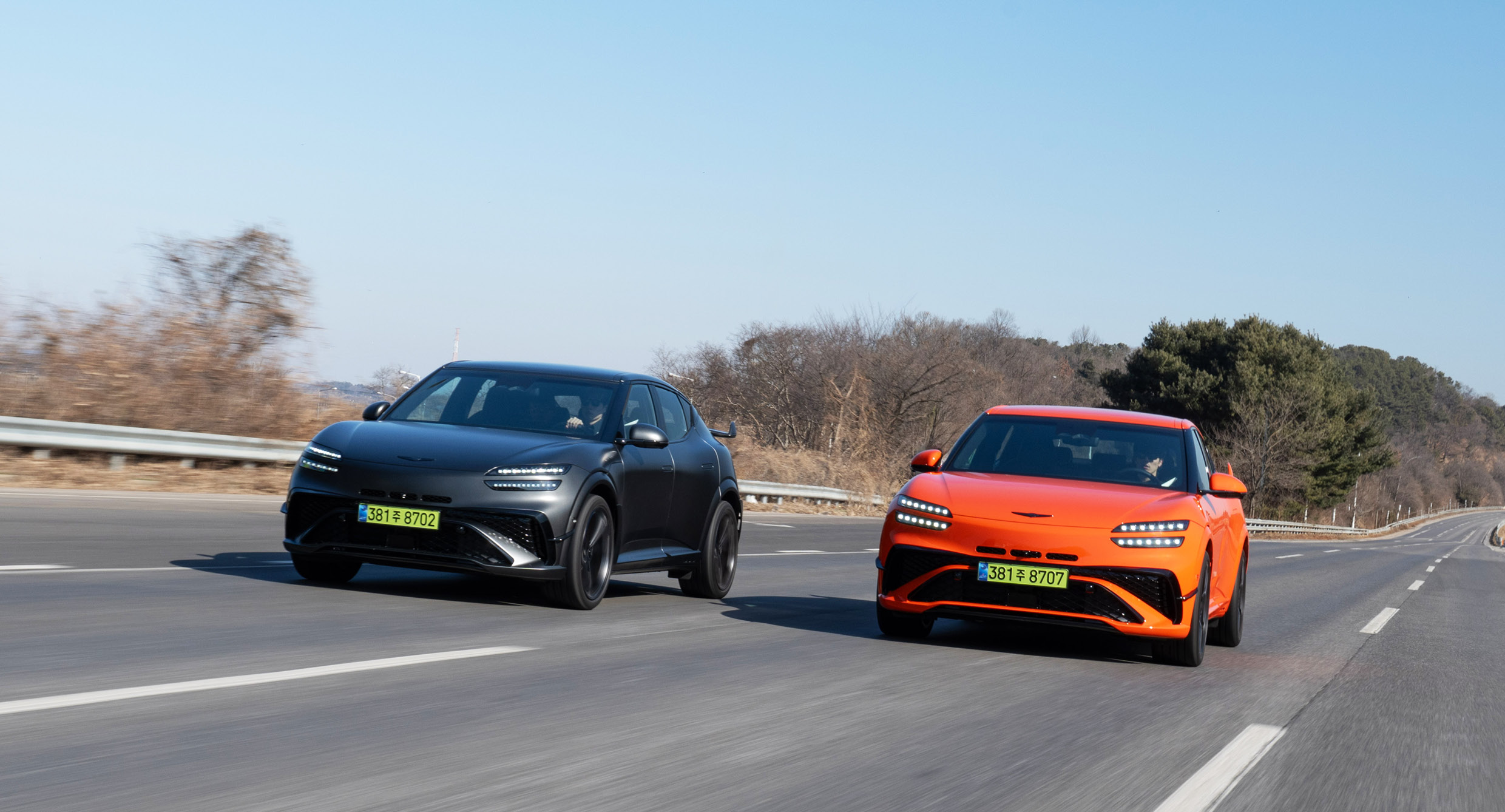 제네시스 GV60 마그마의 모습