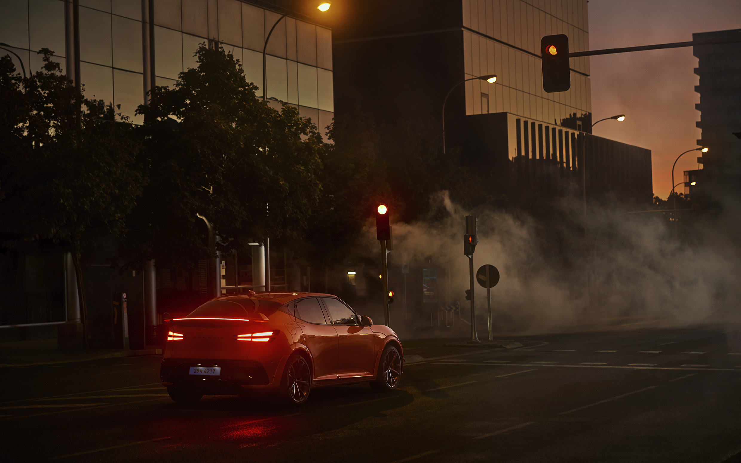 제네시스 GV60 마그마의 모습