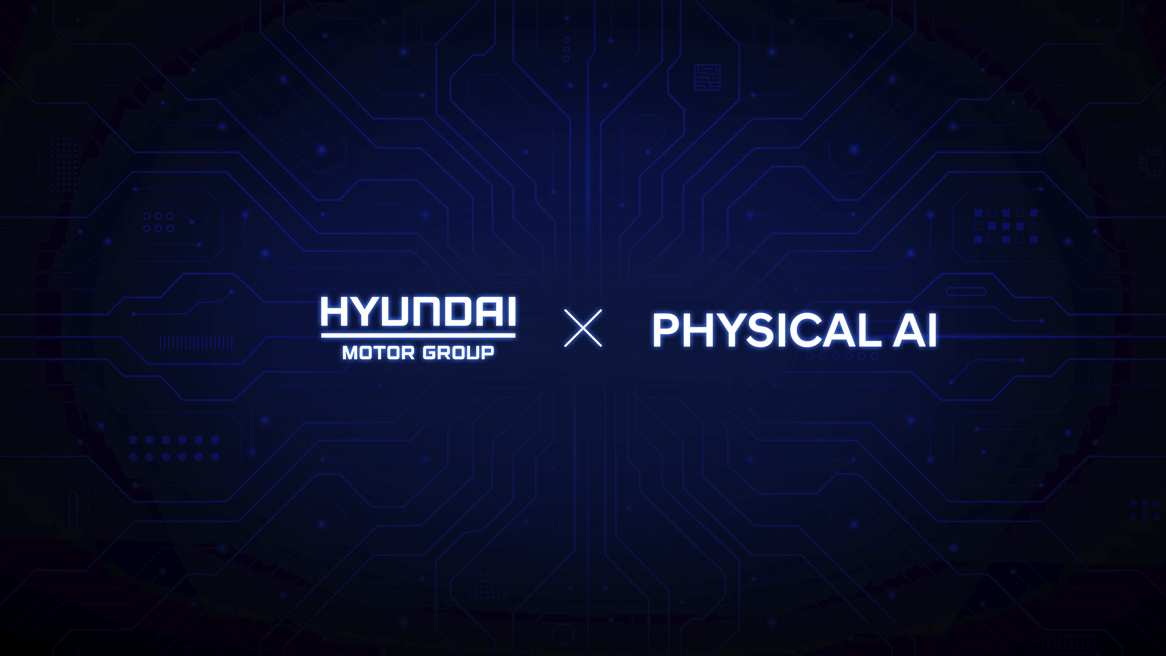 현대차그룹과 피지컬 AI의 만남을 뜻하는 그림