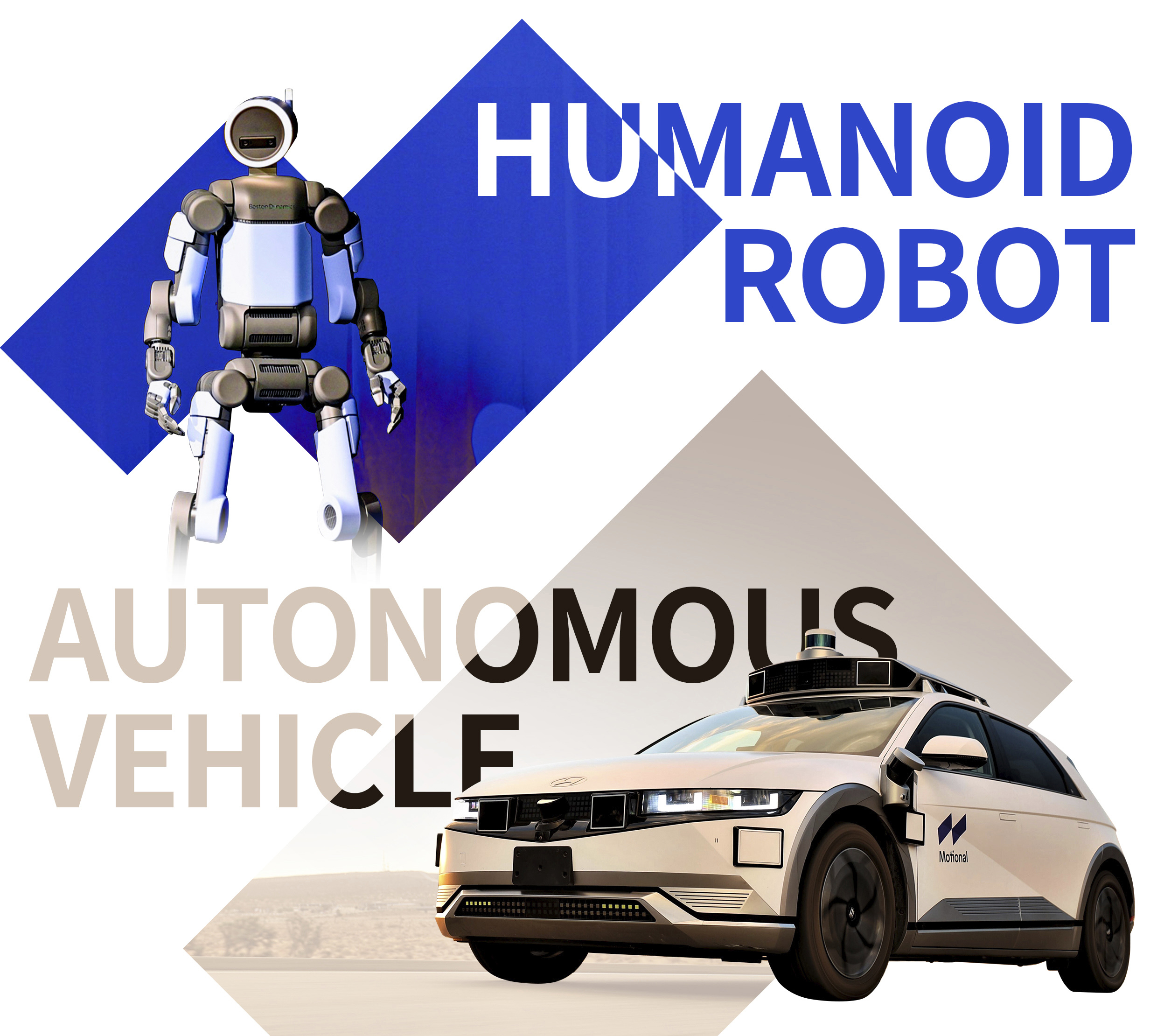 피지컬 AI의 핵심 축인 휴머노이드 로봇과 자율주행 모빌리티의 모습