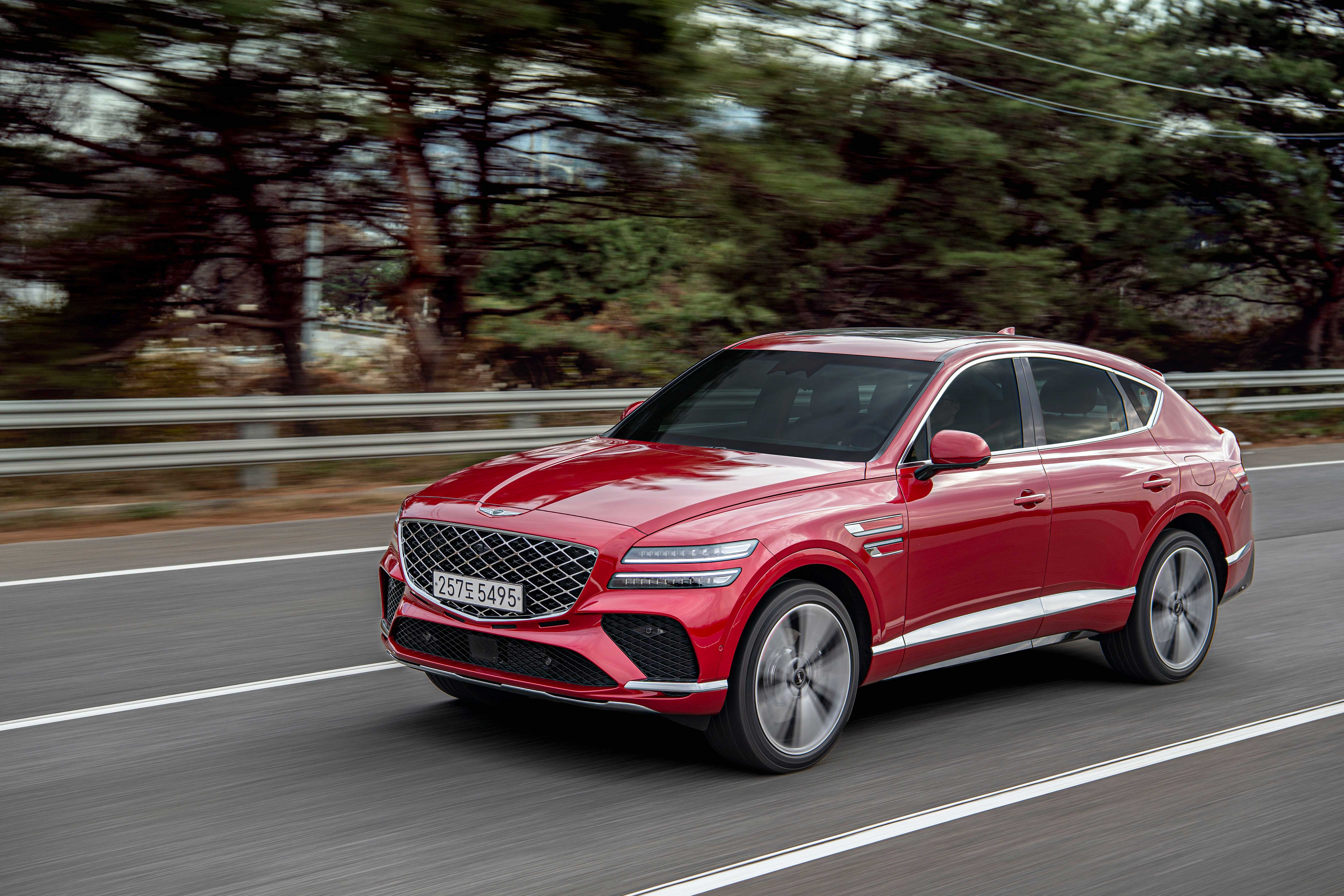 제네시스 GV80쿠페 좌전방 쿼터뷰